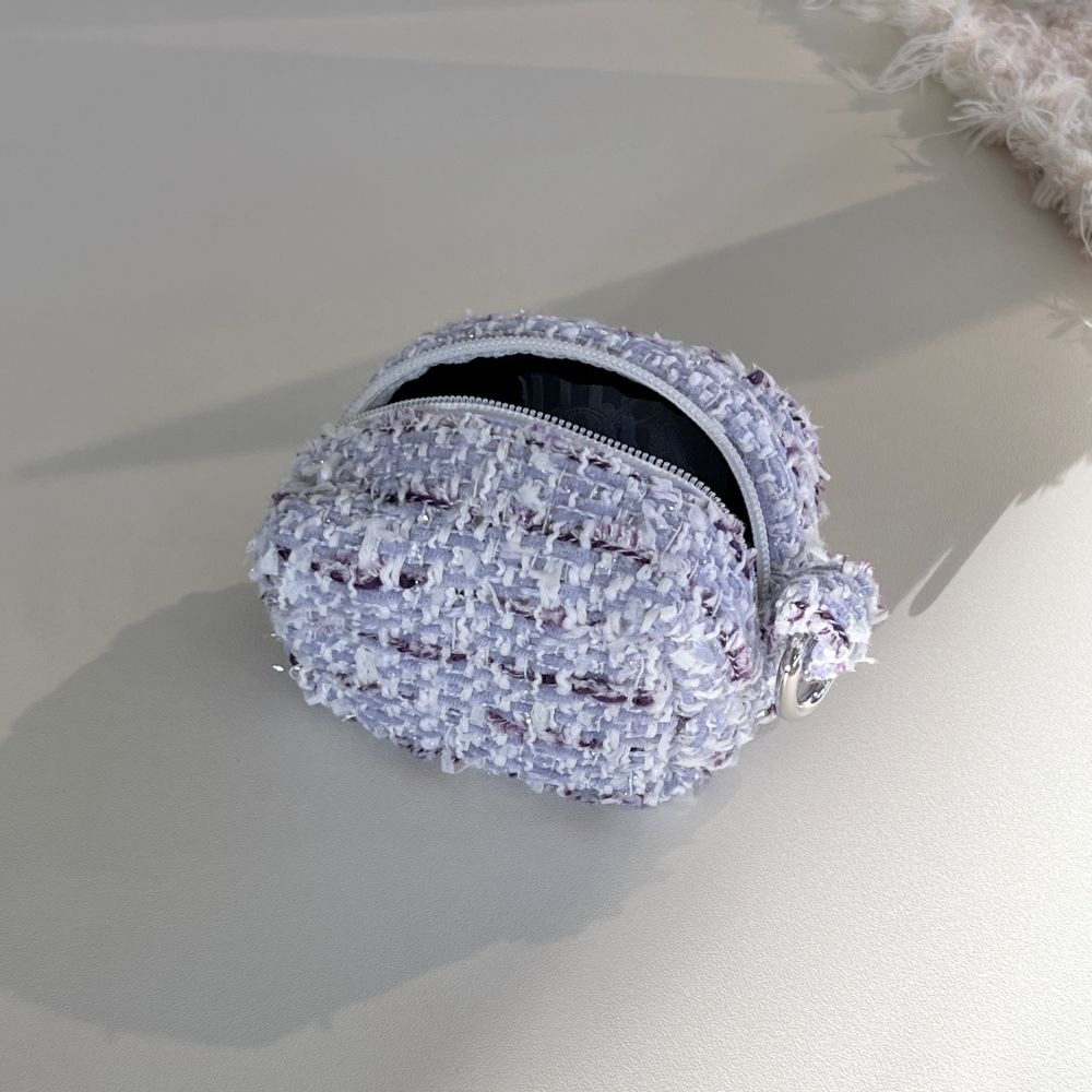 [OIA] Mini pouch - tweed purple