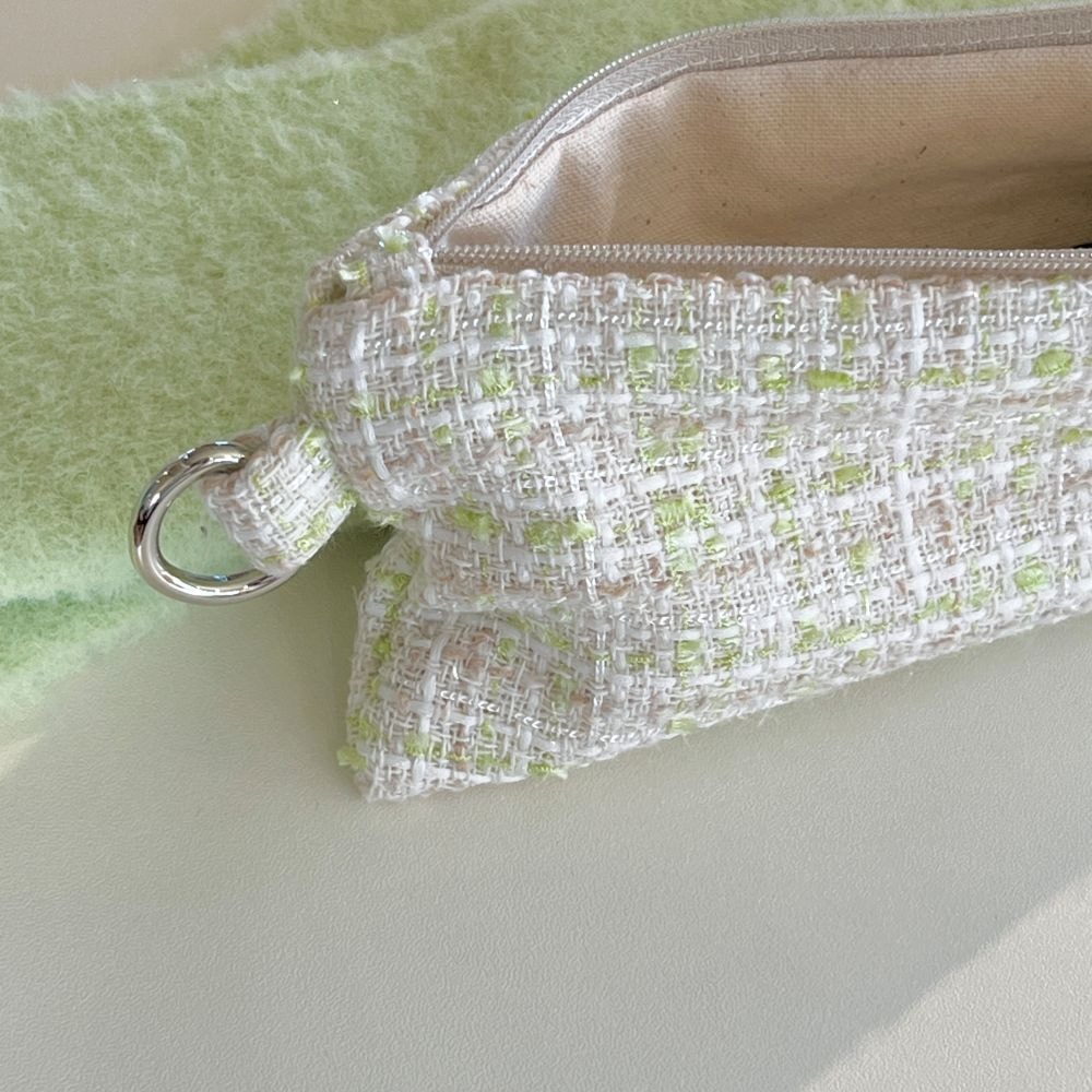 [OIA] Flat pencil case - tweed melon