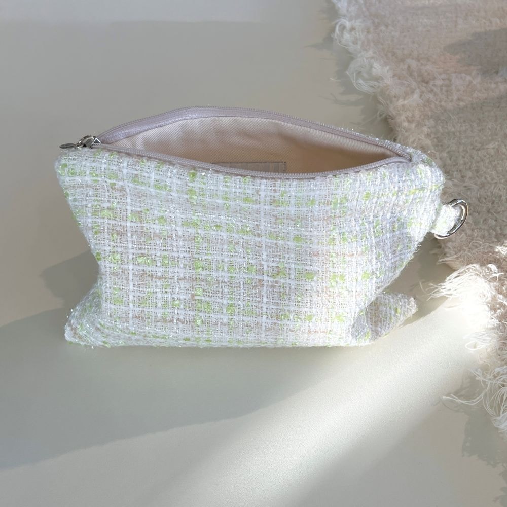 [OIA] Flat pouch - tweed melon