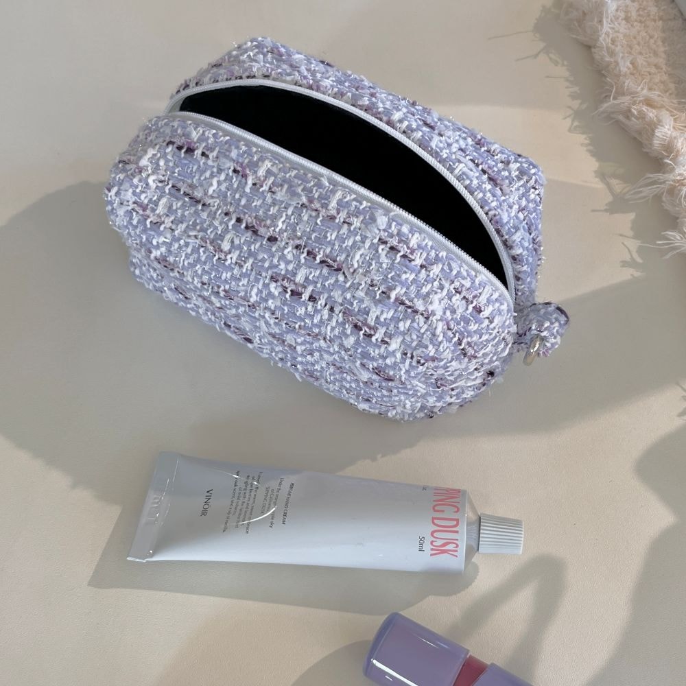 [OIA] Plump pouch - tweed purple