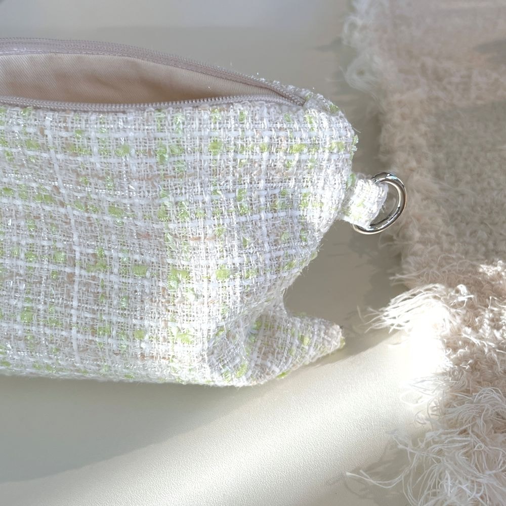 [OIA] Flat pouch - tweed melon