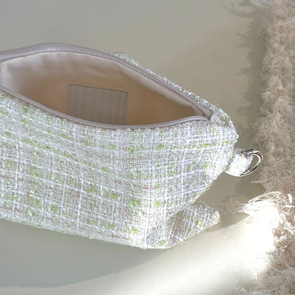 [OIA] Flat pouch - tweed melon