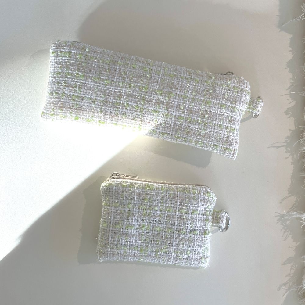 [OIA] Flat pencil case - tweed melon