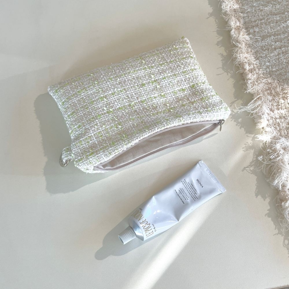 [OIA] Flat pouch - tweed melon