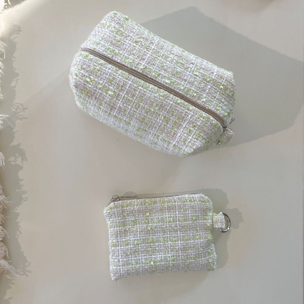 [OIA] Plump pouch - tweed melon