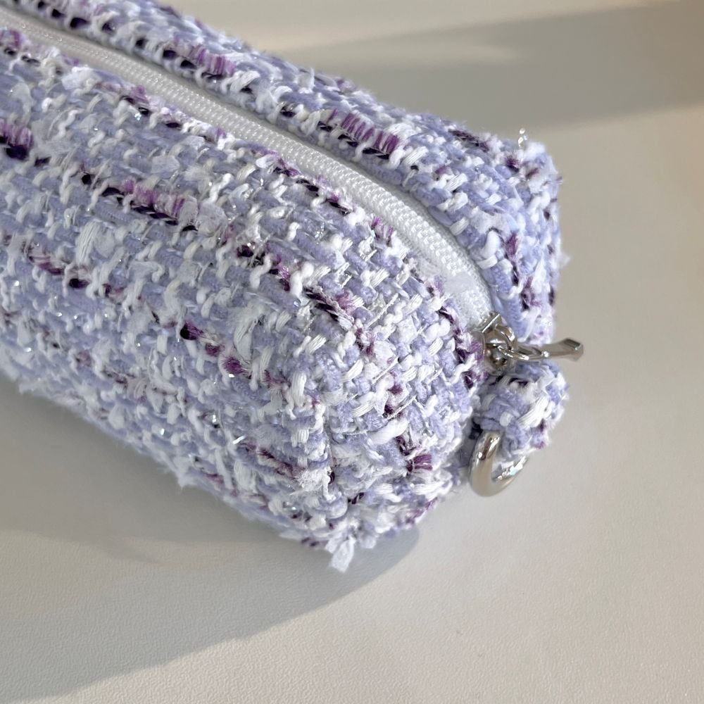 [OIA] Plump pencil case - tweed purple