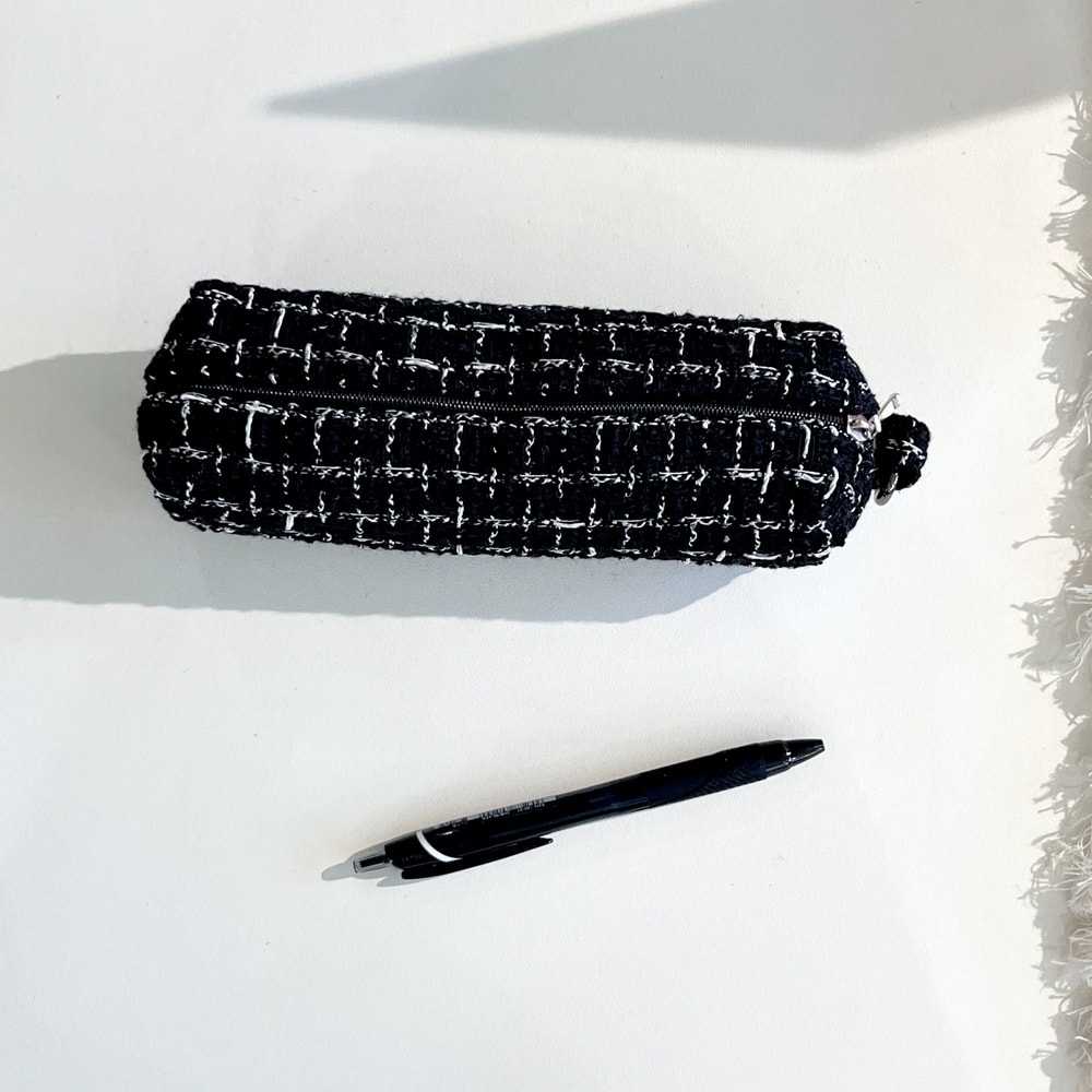 [OIA] Plump pencil case - tweed black