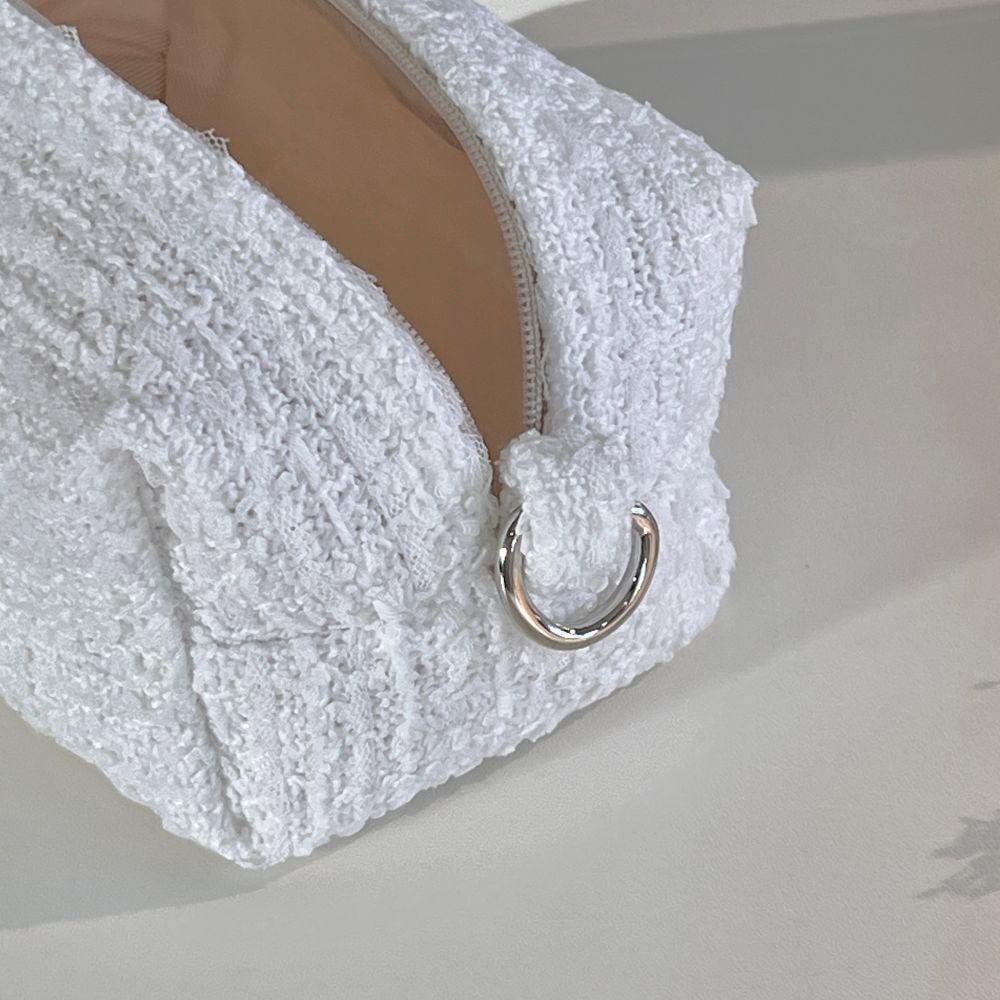 [OIA] Plump pouch - tweed white
