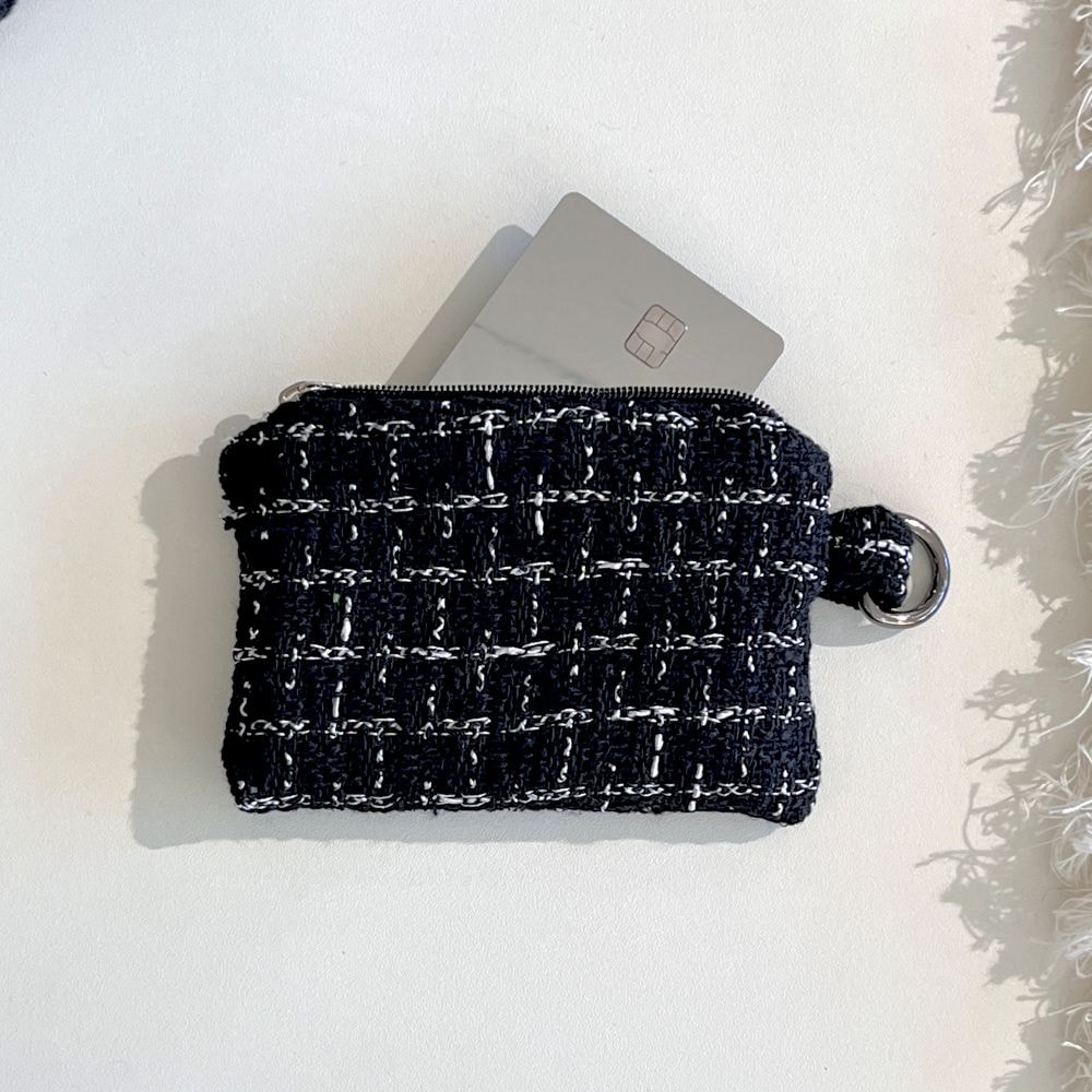 [OIA] Card pouch - tweed black
