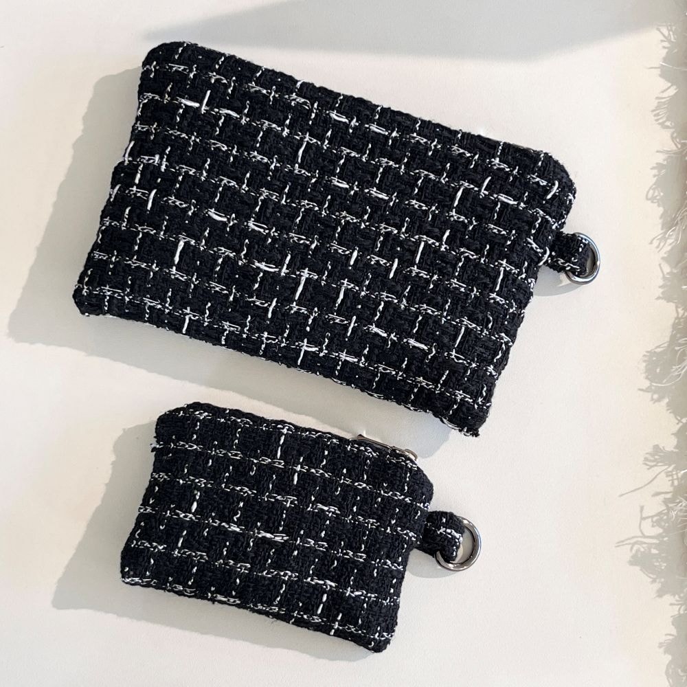 [OIA] Card pouch - tweed black