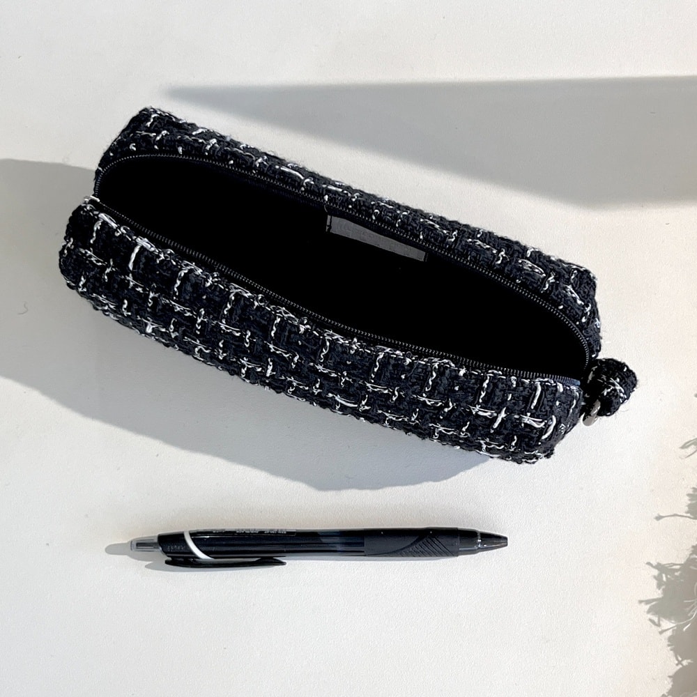 [OIA] Plump pencil case - tweed black