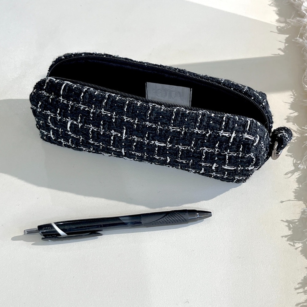 [OIA] Plump pencil case - tweed black