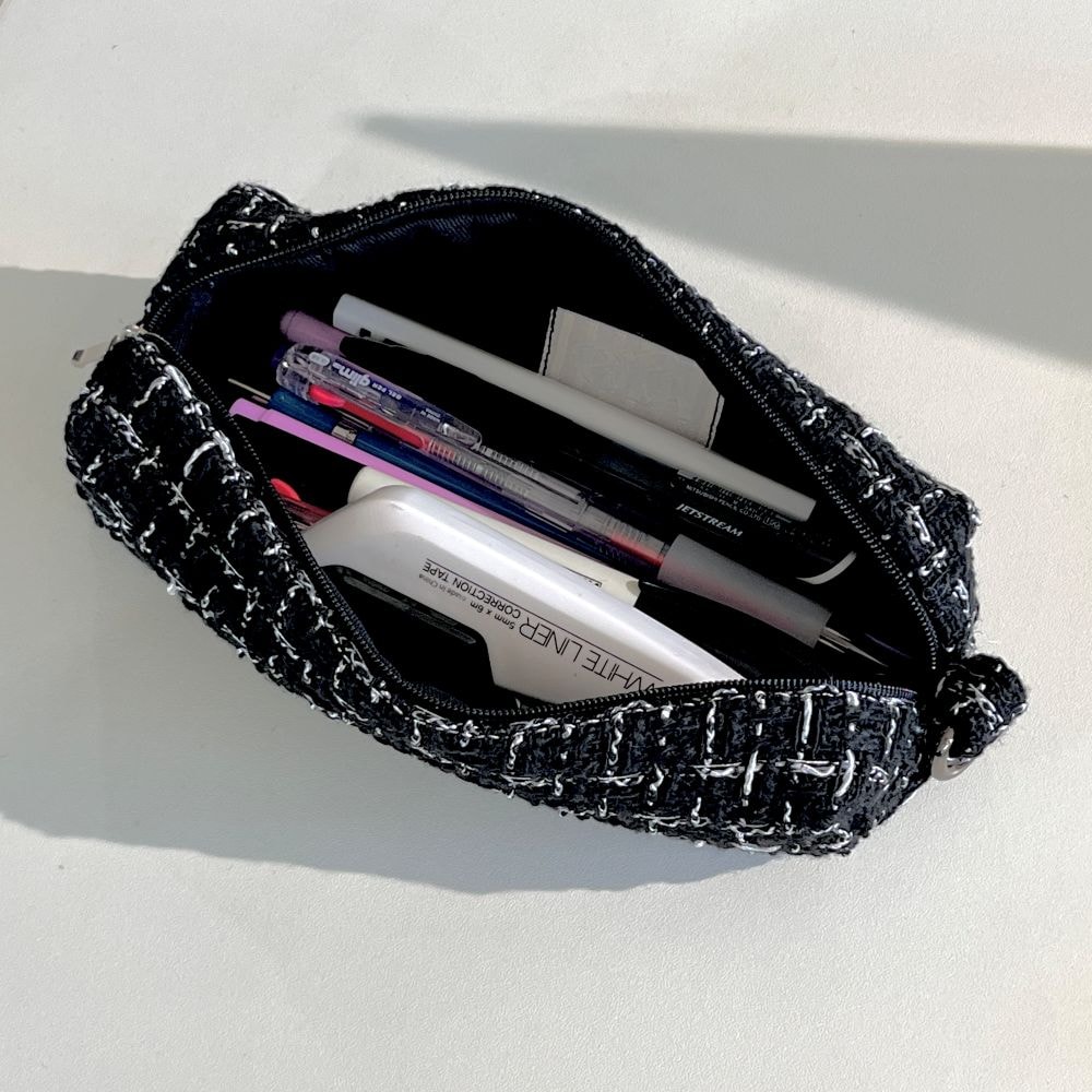 [OIA] Plump pencil case - tweed black