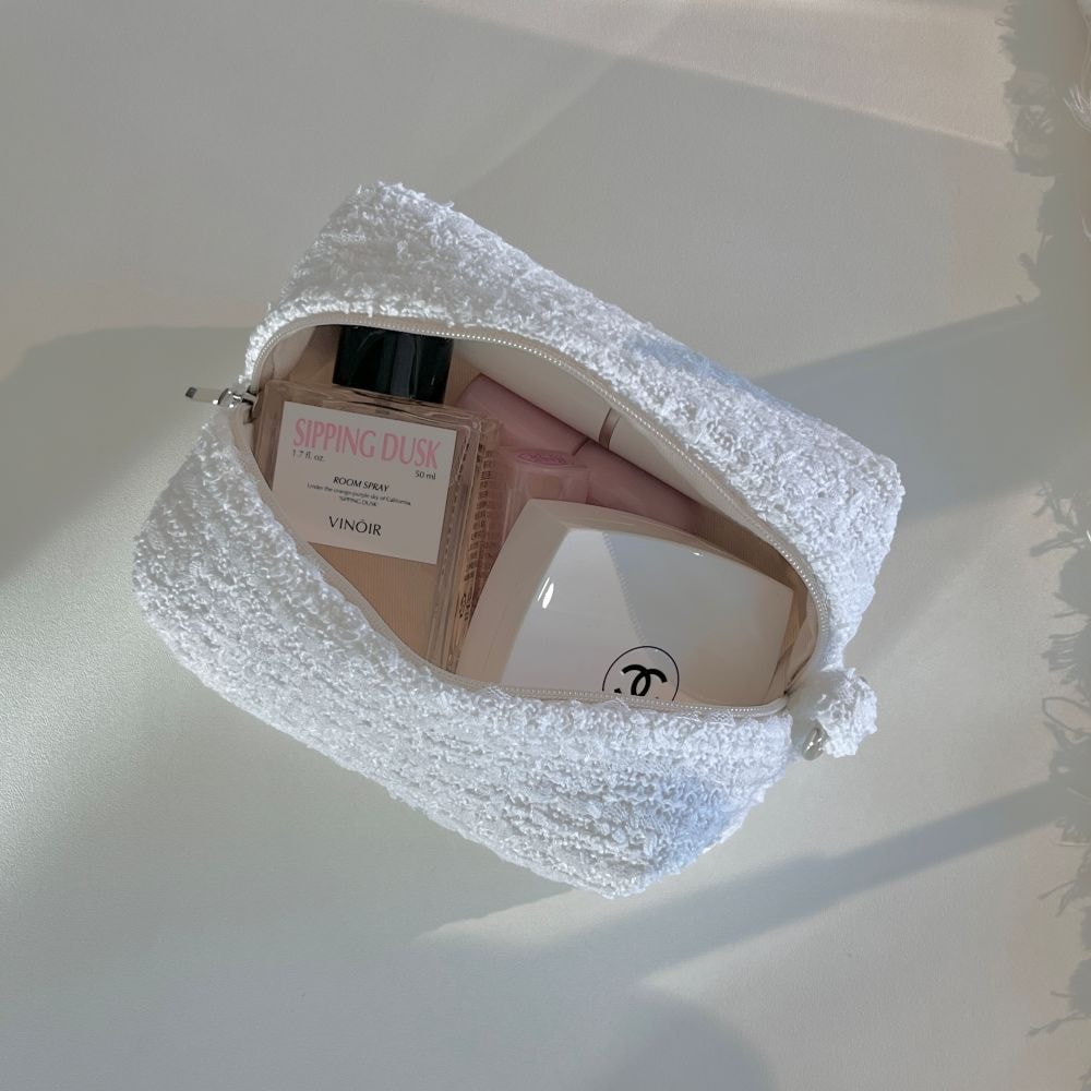 [OIA] Plump pouch - tweed white