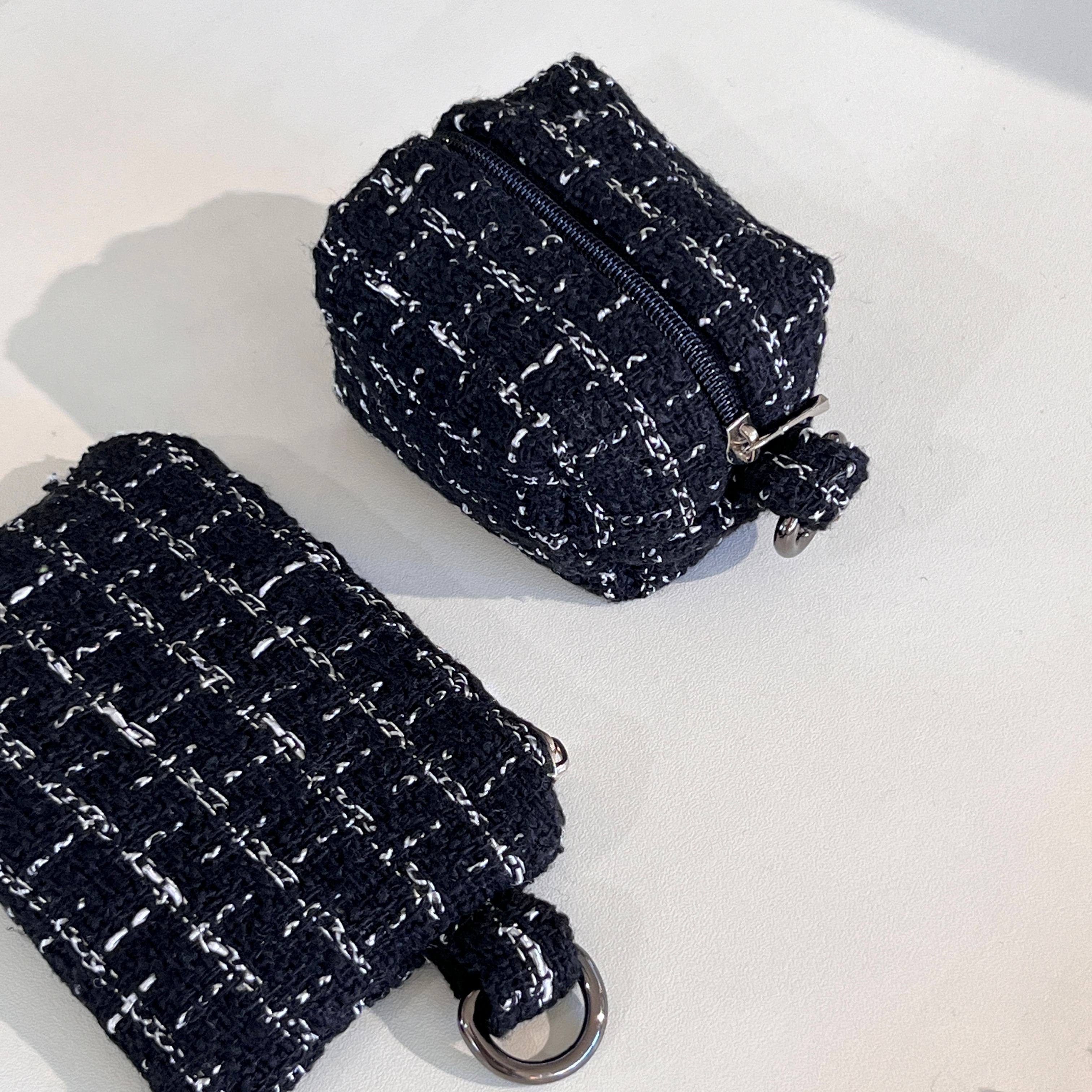 [OIA] Mini pouch - tweed black