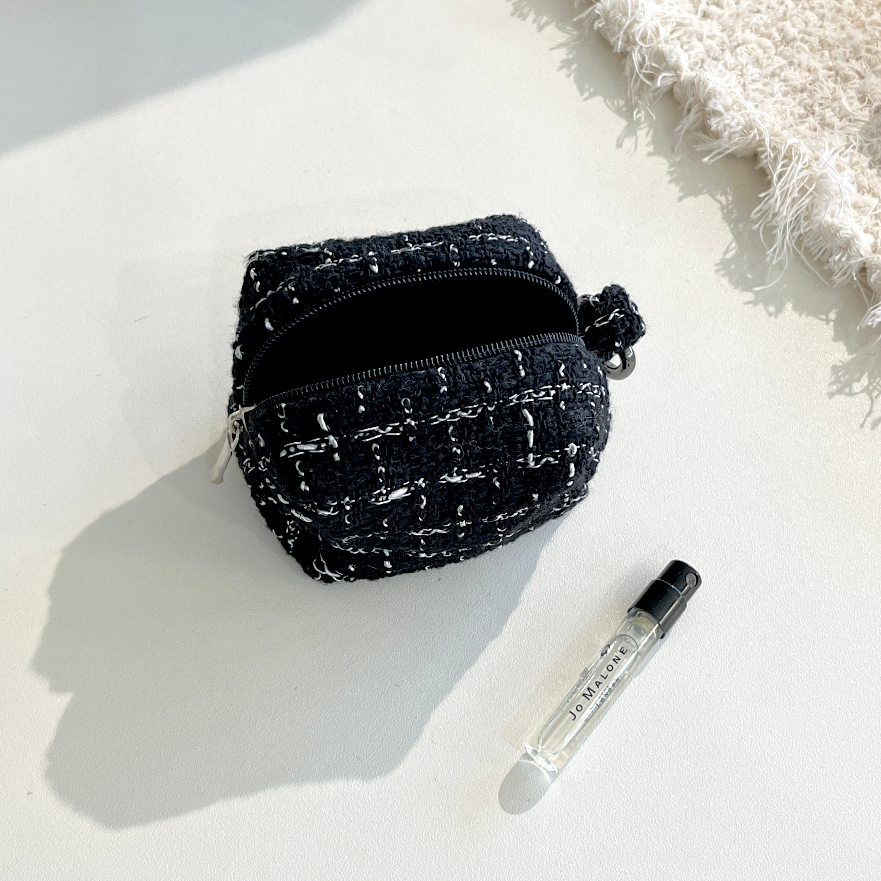 [OIA] Mini pouch - tweed black