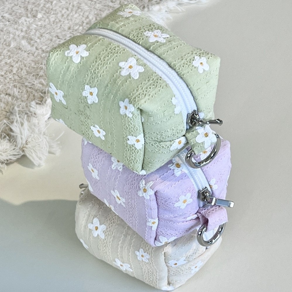 [OIA] Mini pouch - daisy green
