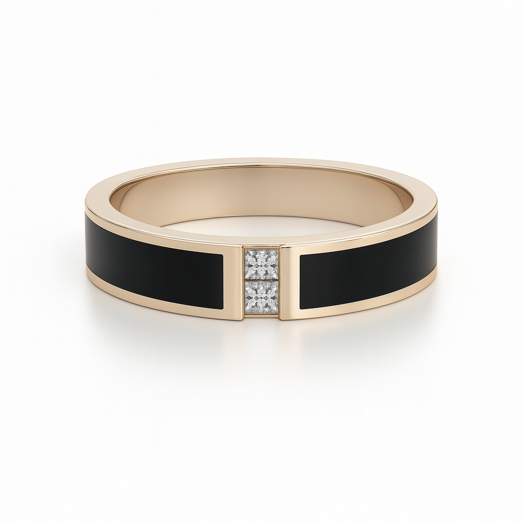 mother-of-pearl 웨딩밴드 - for man