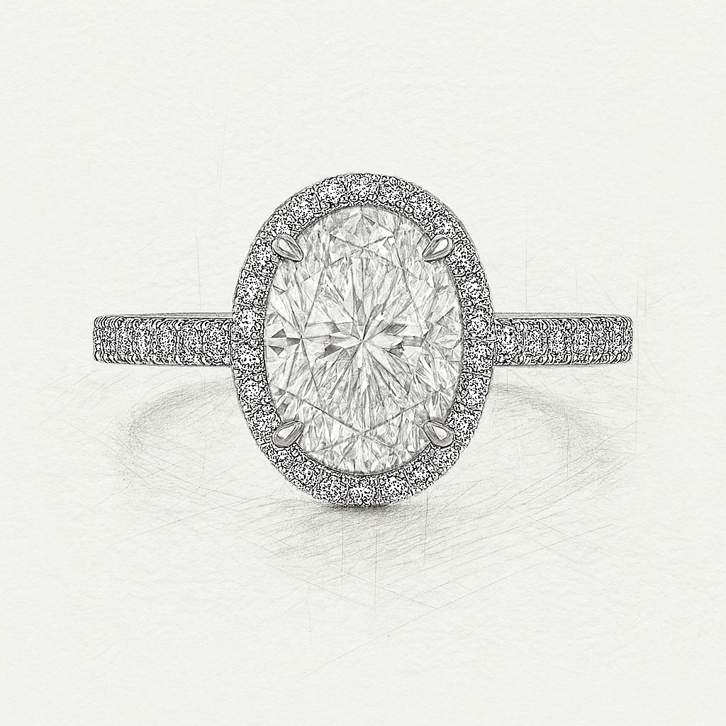 2.0ct oval - for diamond ring