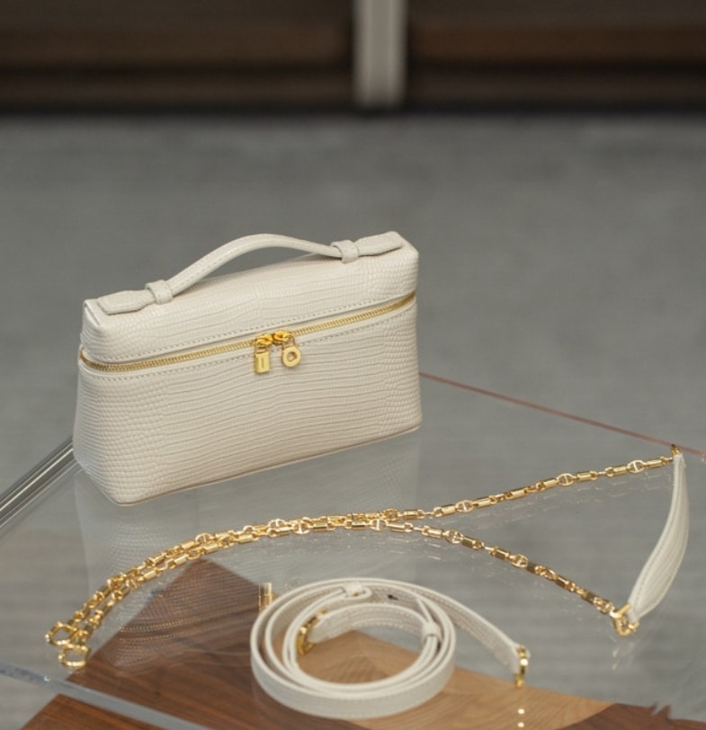카우하이드 리자드 패턴 LP bag