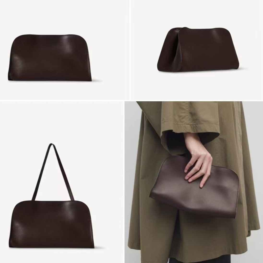 최상급 카우하이드 리얼 가죽 올드머니 백 Cowhydride Real Leather Oldmomey Bag