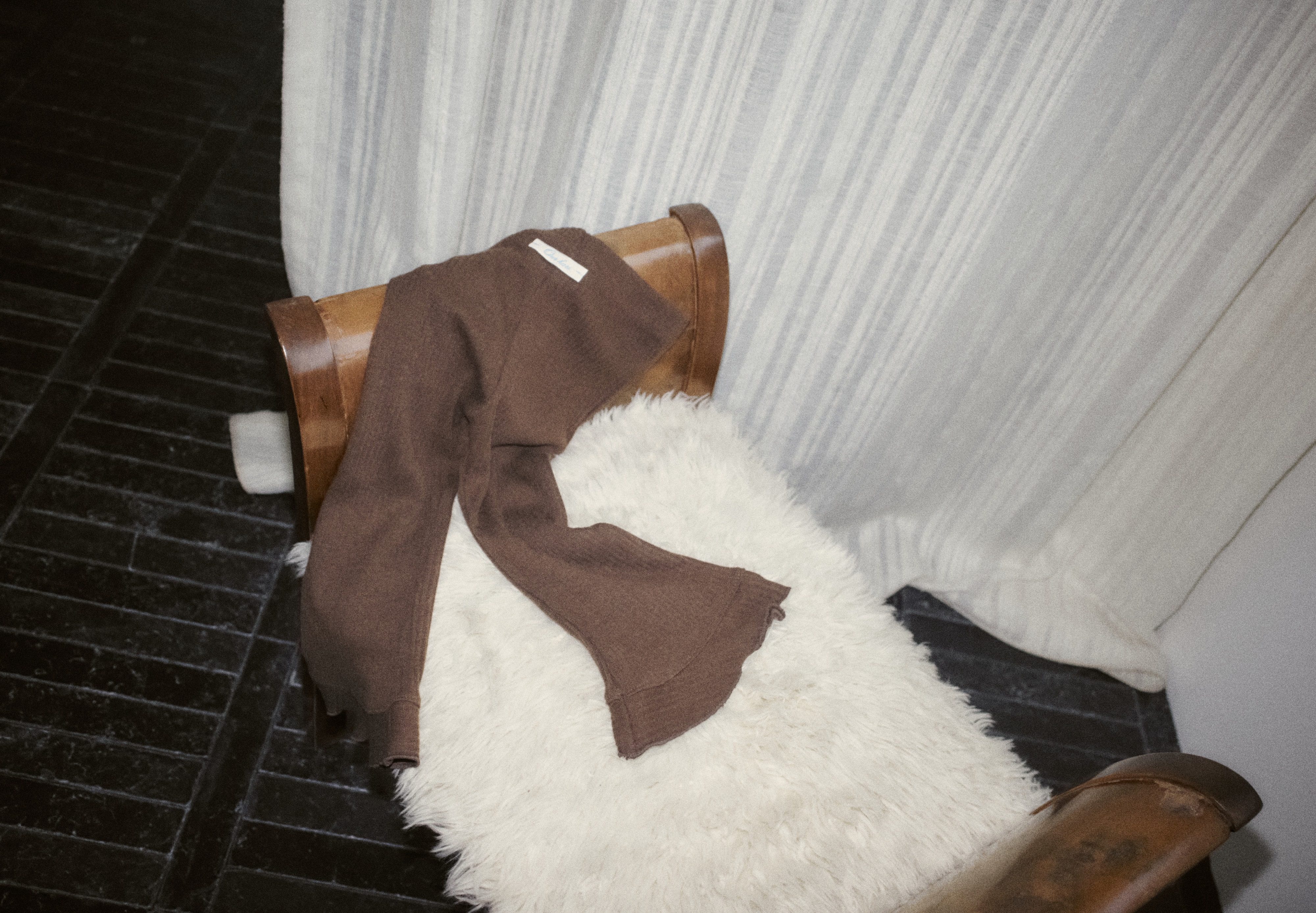 Edie Flare Trousers - Brown