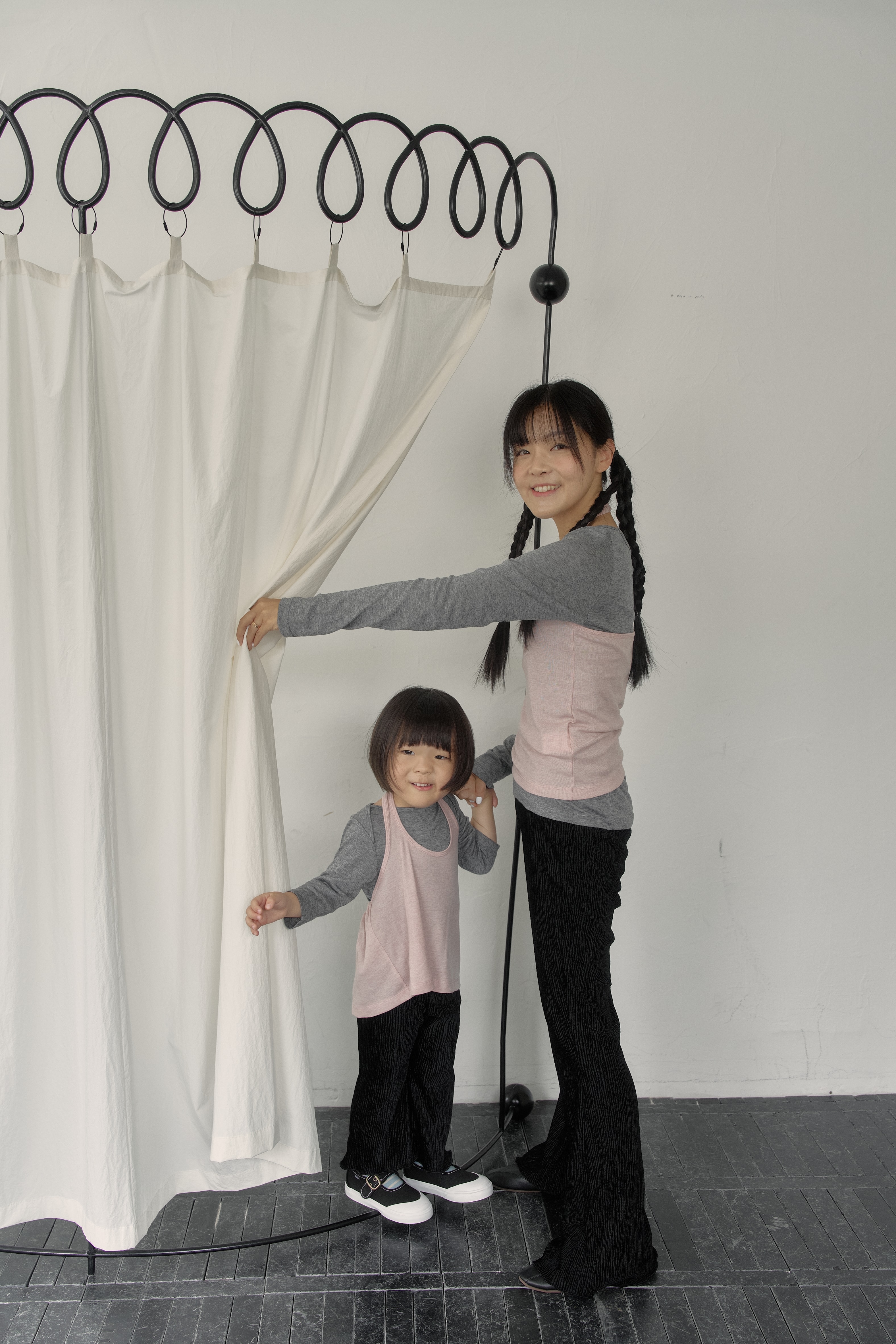 Bonnie Wool Tencel Set - Grey