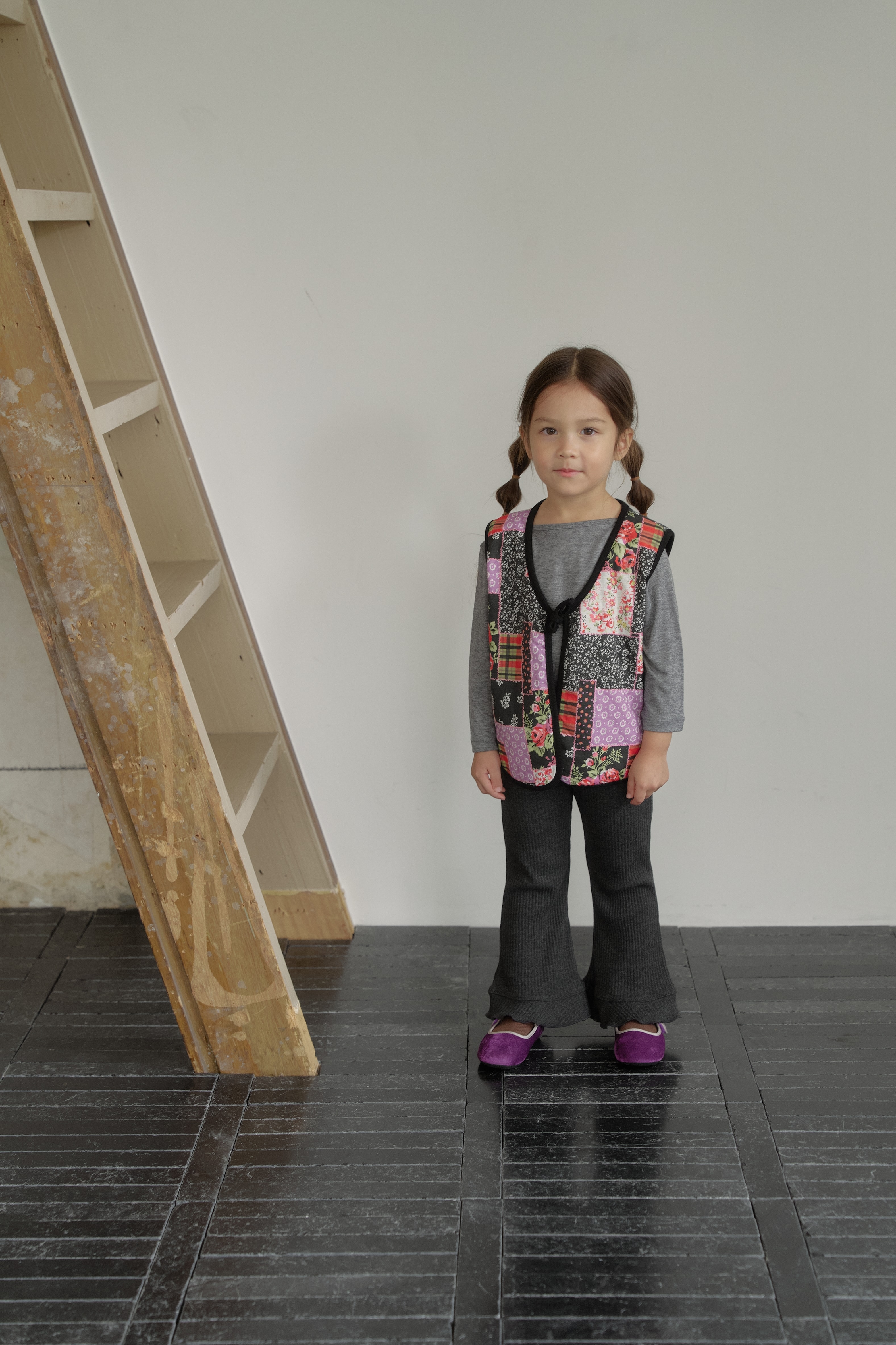 Mabel Reversible Vest - Black