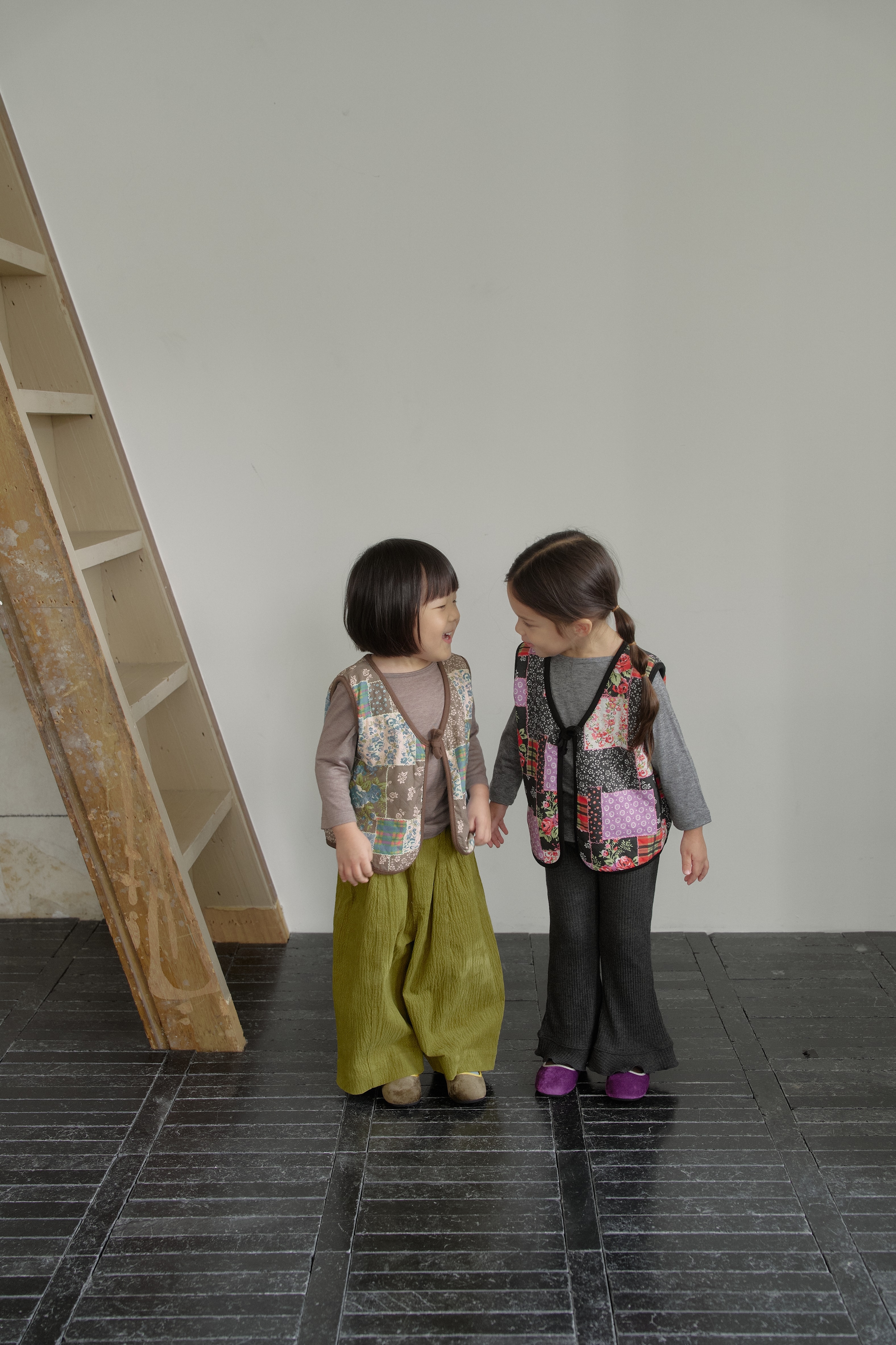 Mabel Reversible Vest - Brown