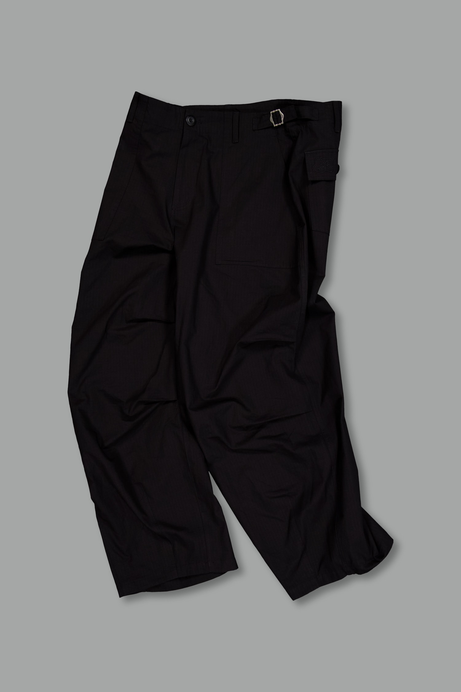 Relaxed Fatigue Pants - Black