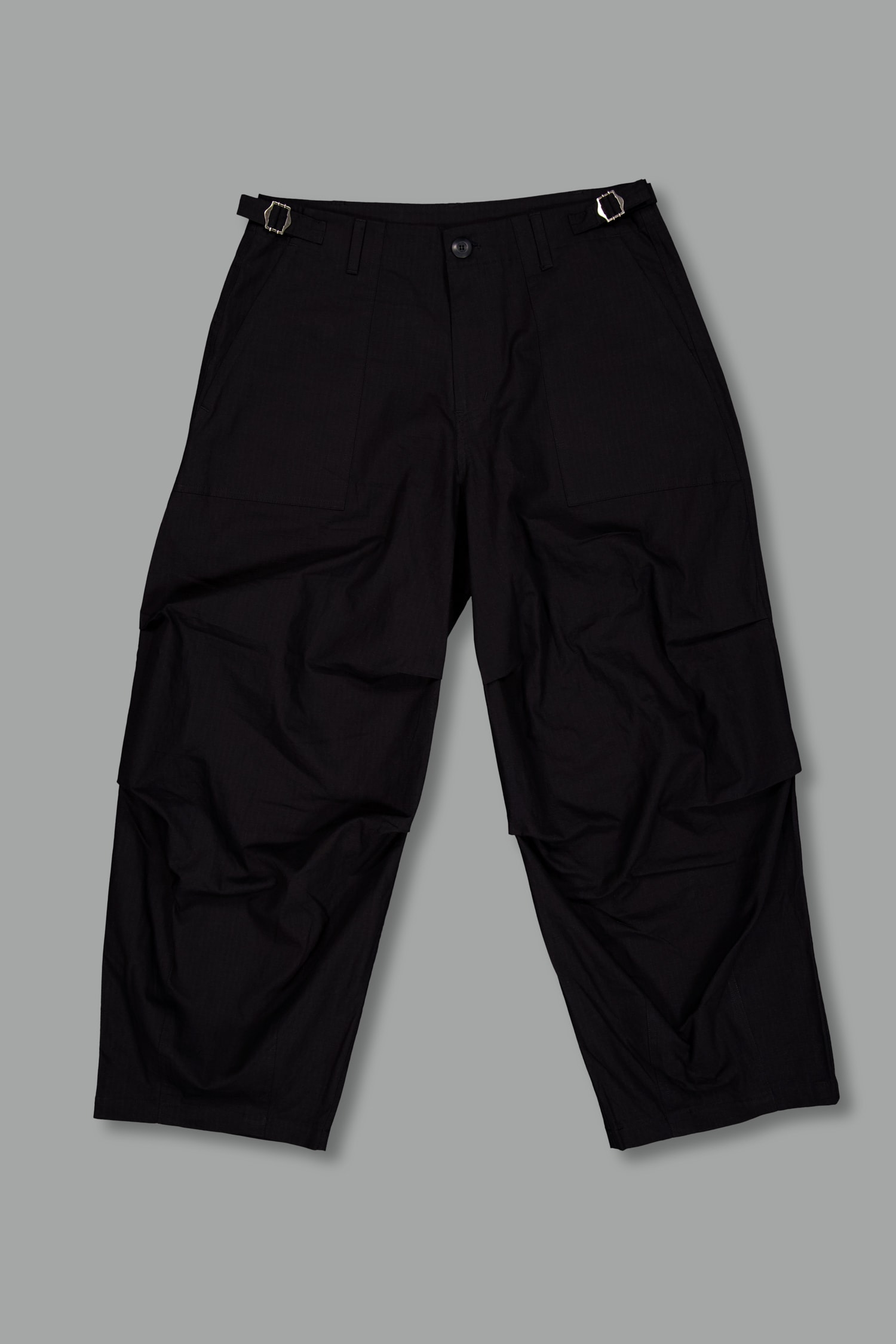 Relaxed Fatigue Pants - Black