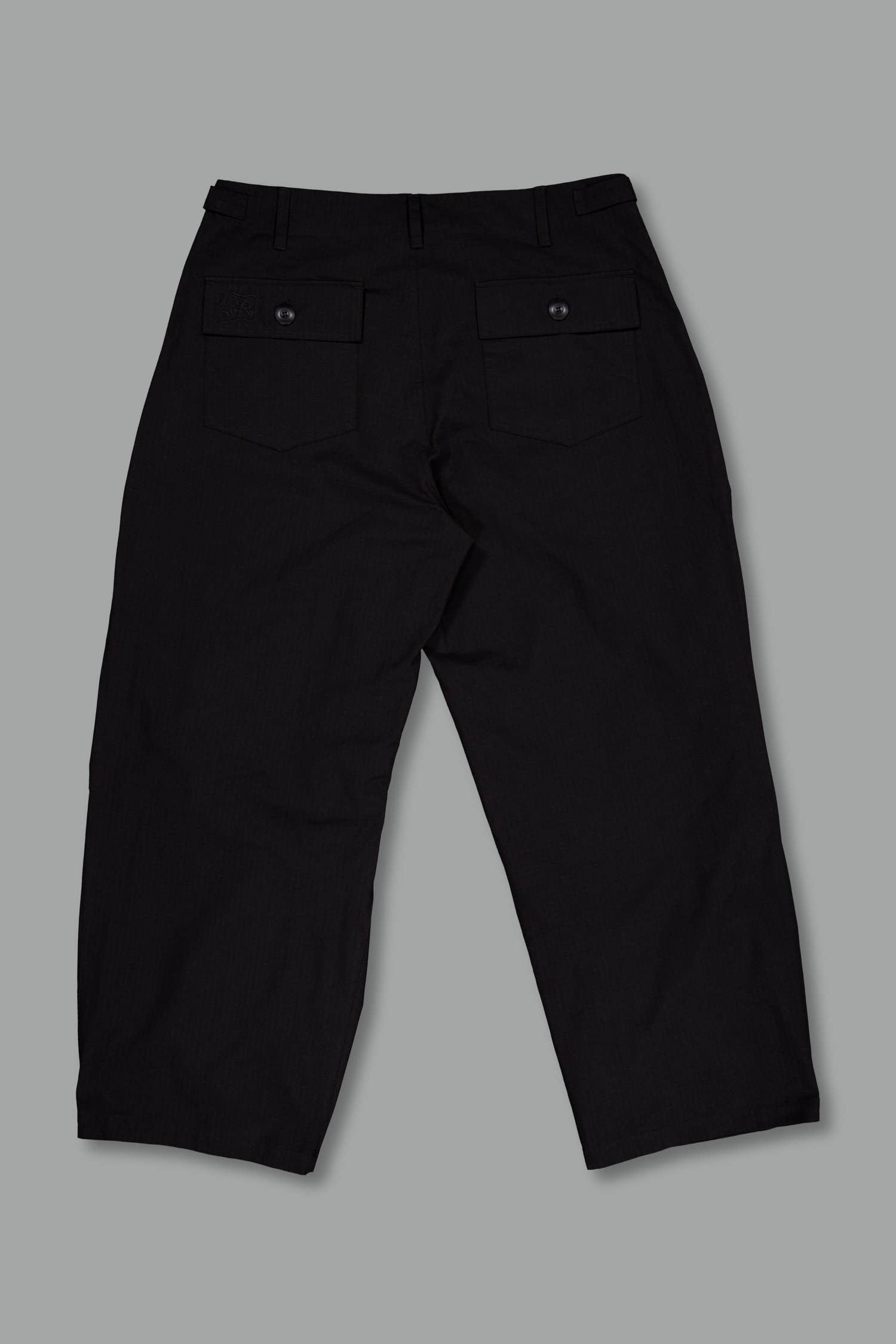 Relaxed Fatigue Pants - Black