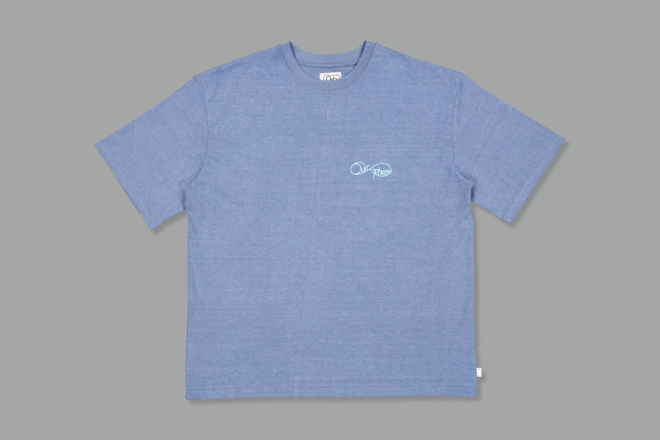 Basic oversize T - vintage skyblue
