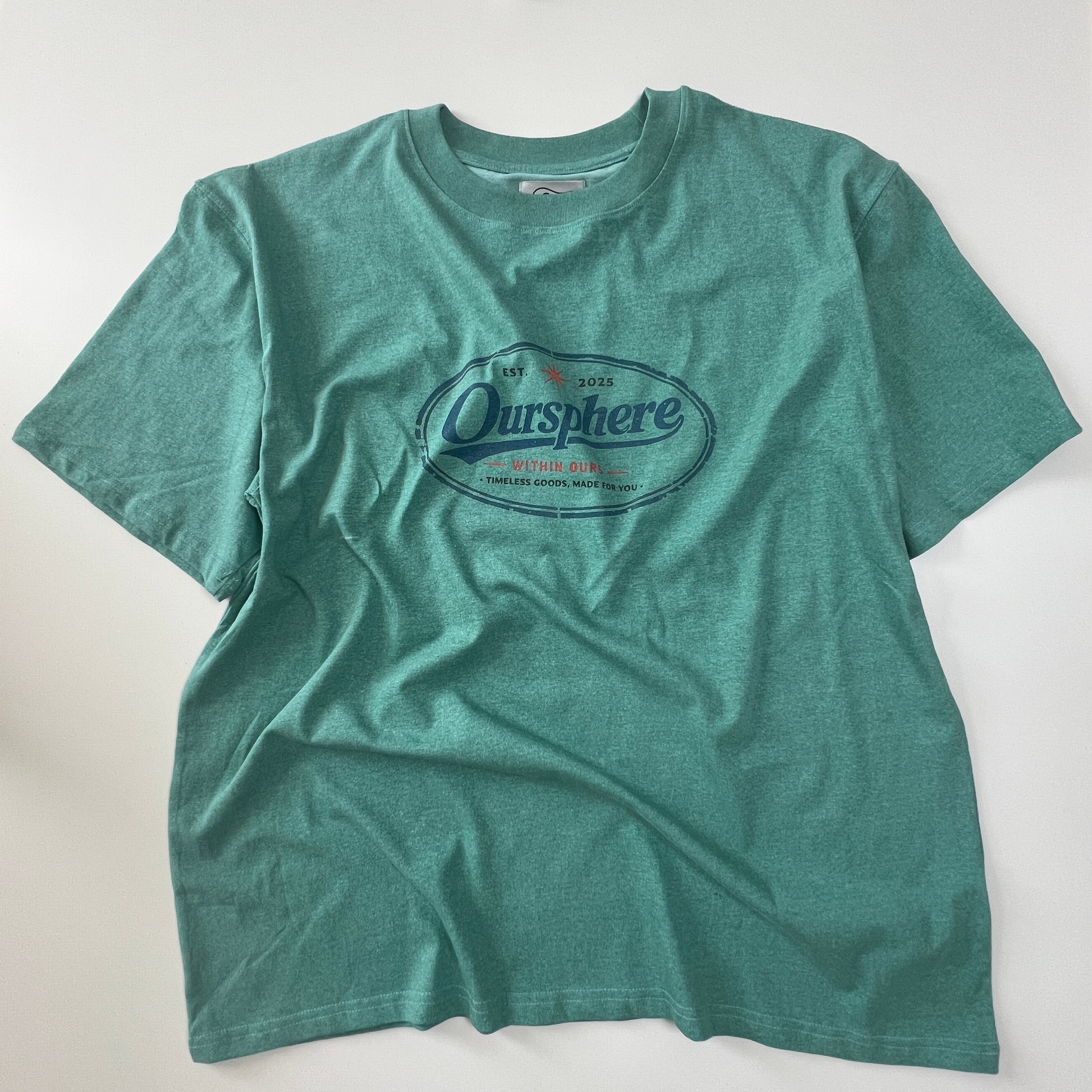 Oursphere Logo Tee — Washed Teal