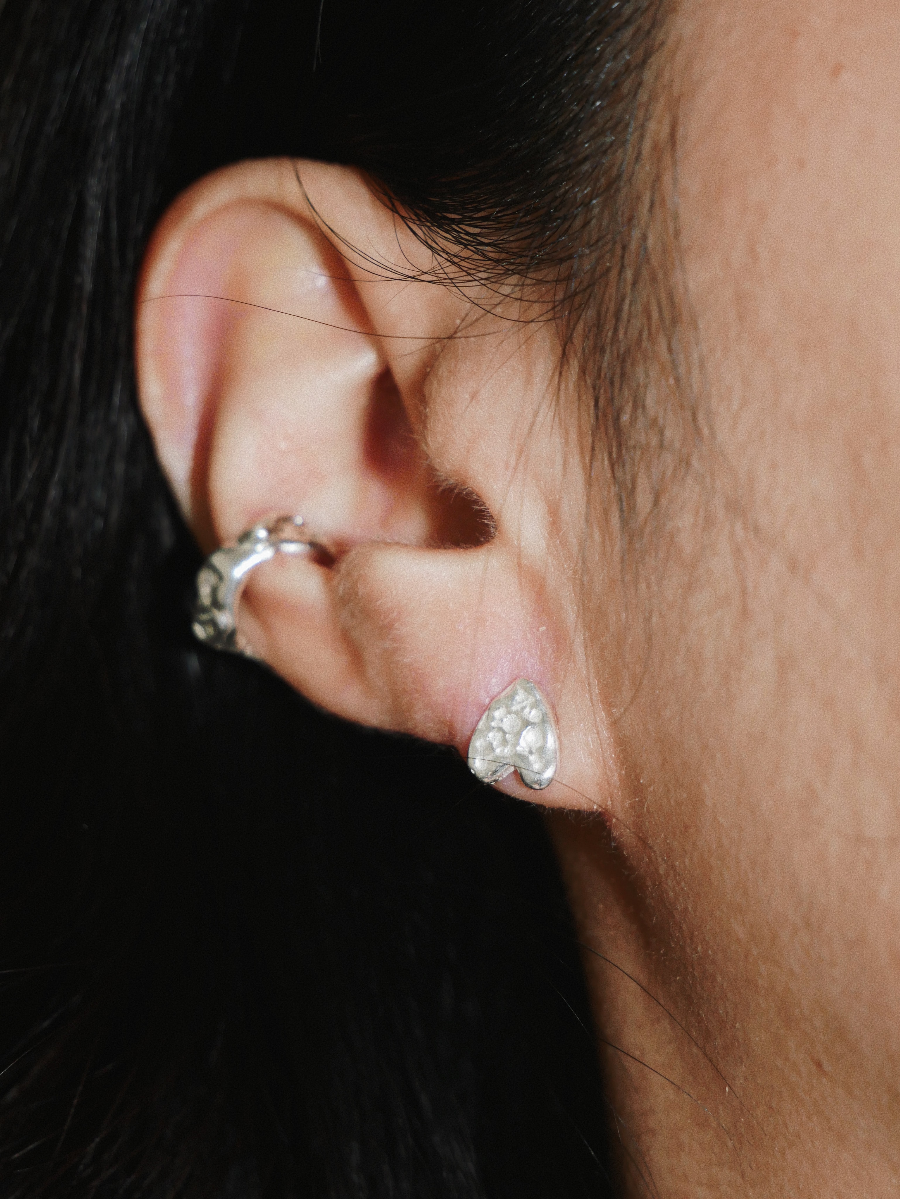 melting heart earrings