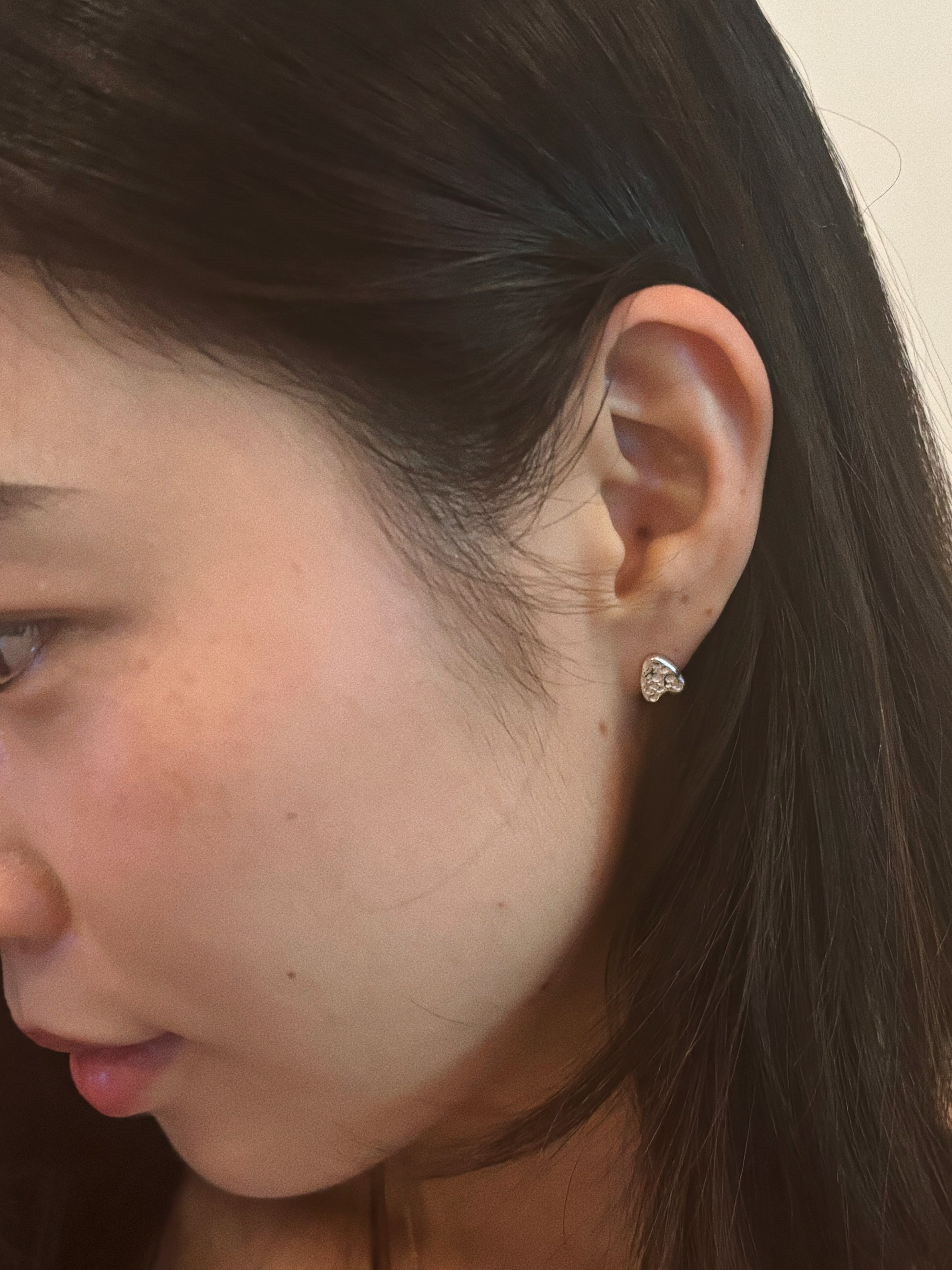 melting heart earrings