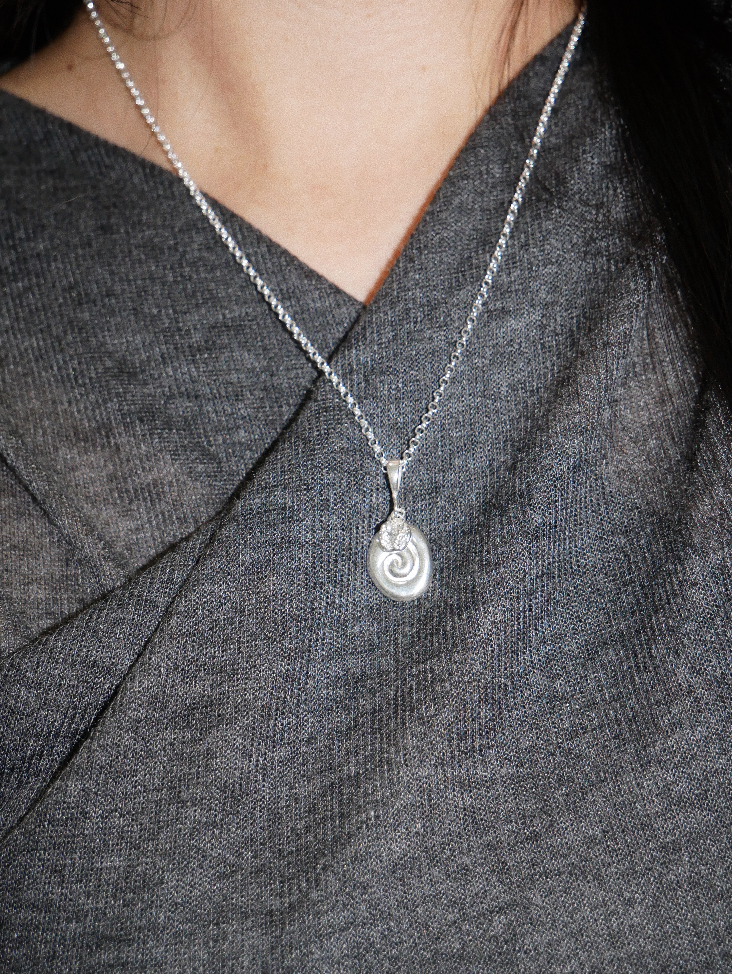 Snail necklace