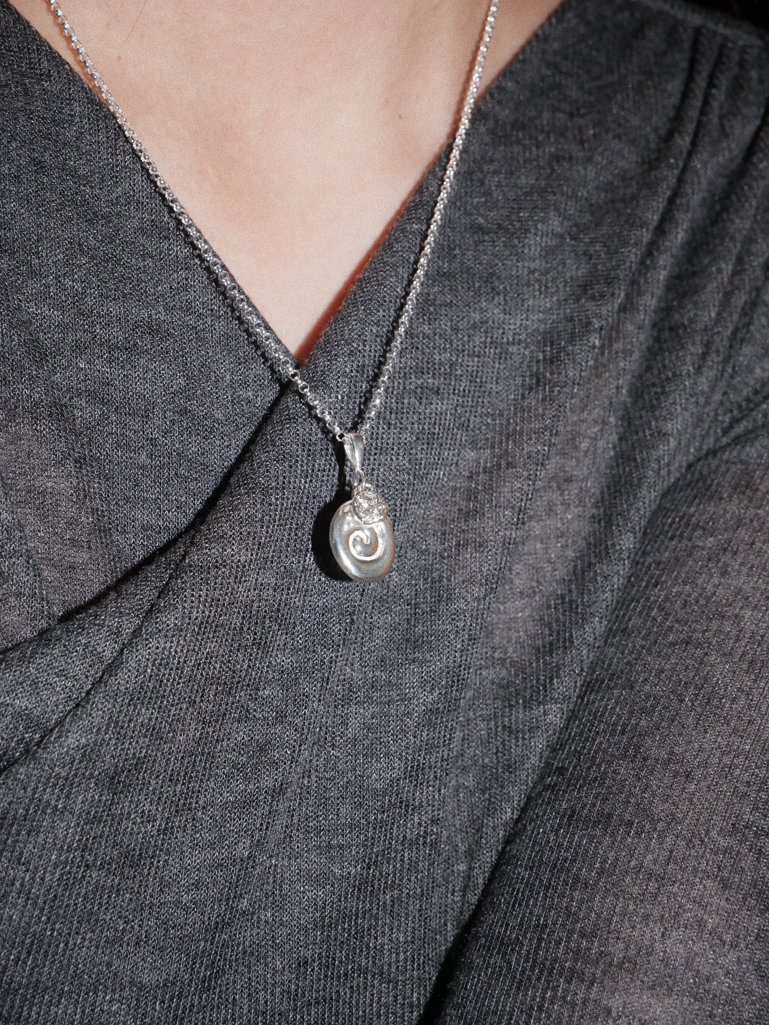 Snail necklace