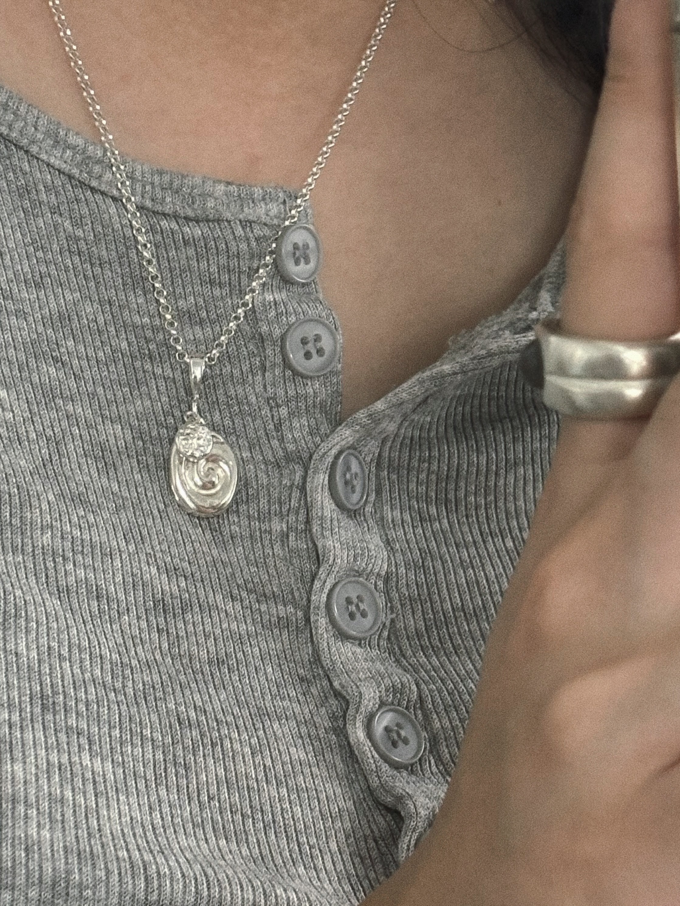 Snail necklace
