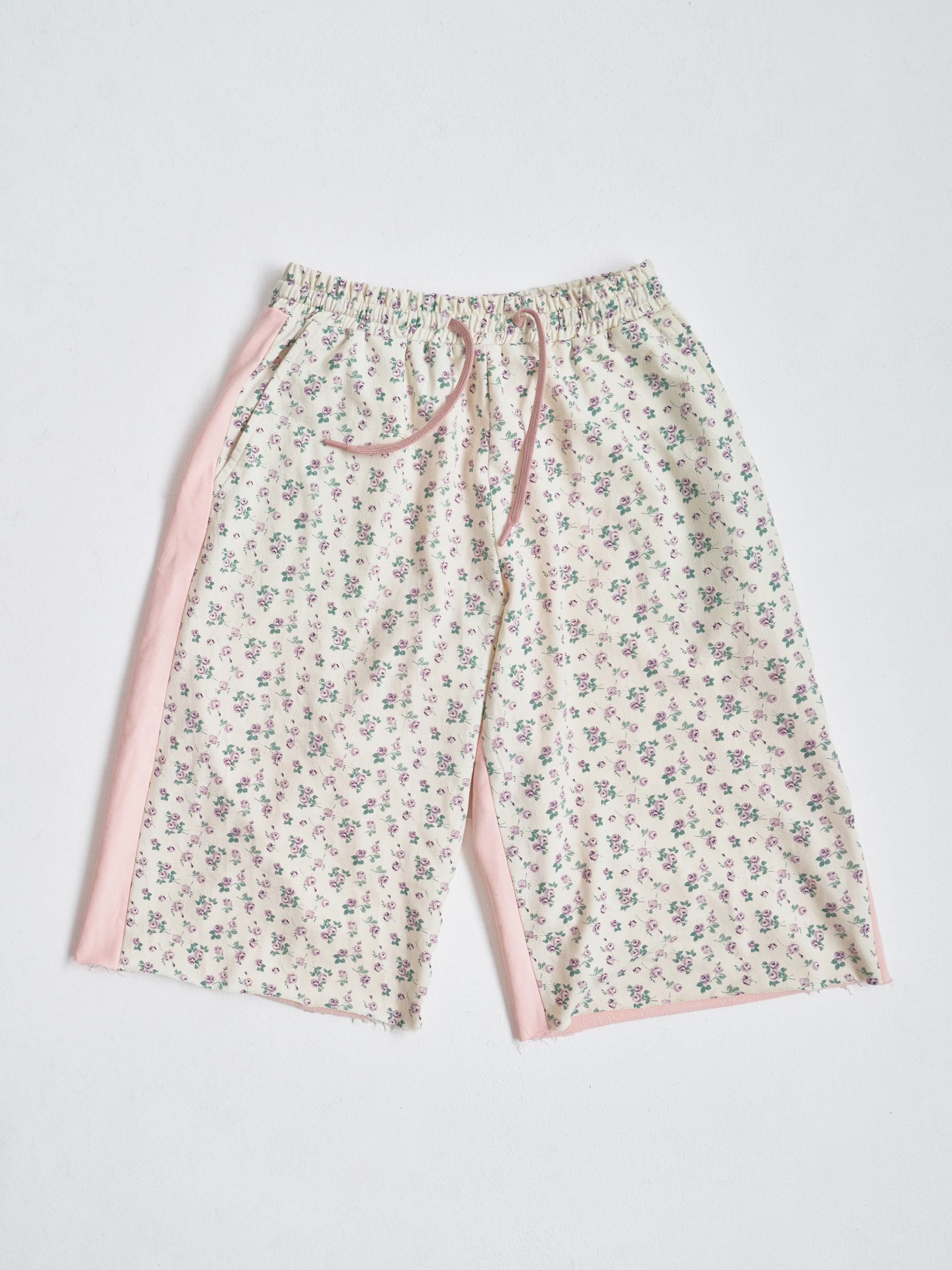 Flower sweat pants