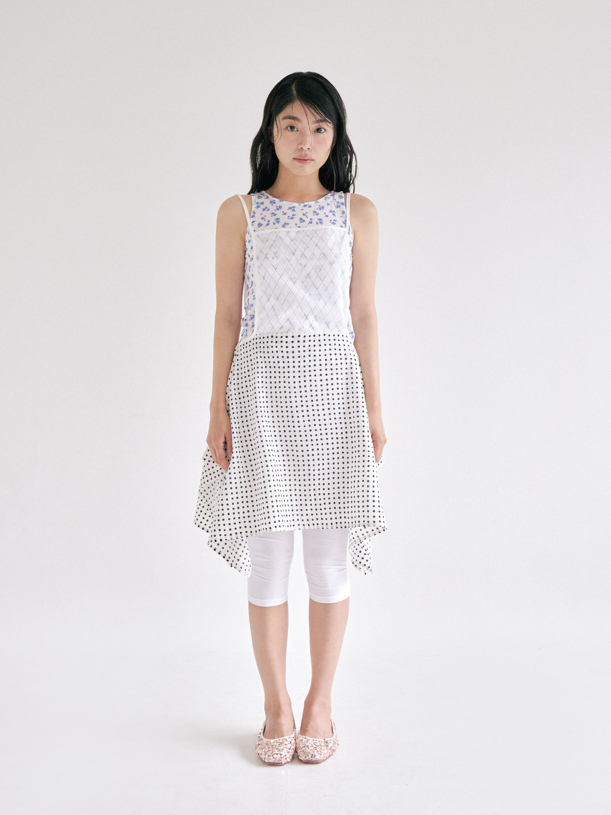 Apron dress - dot