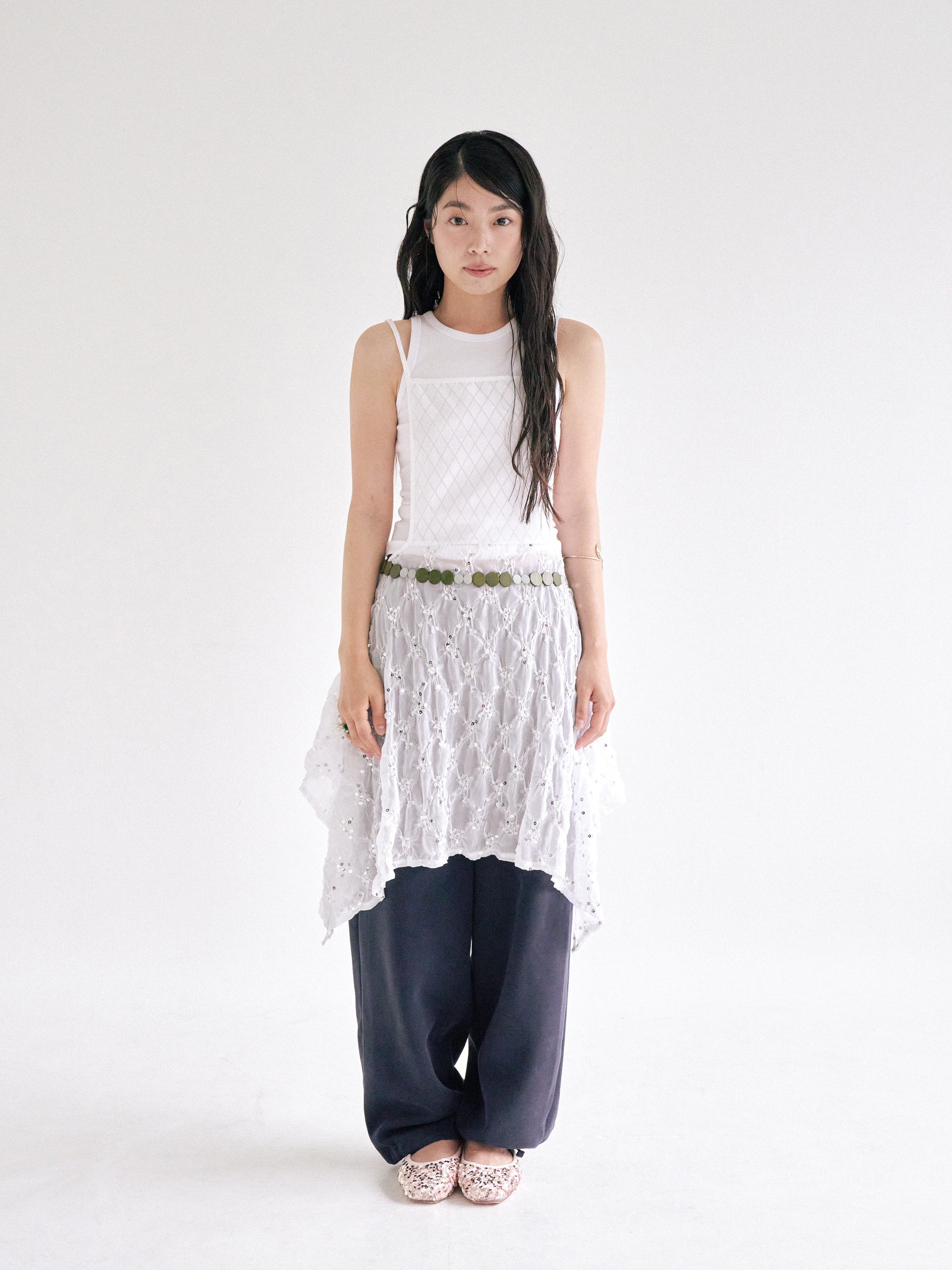 [Limited] Apron dress - spangle