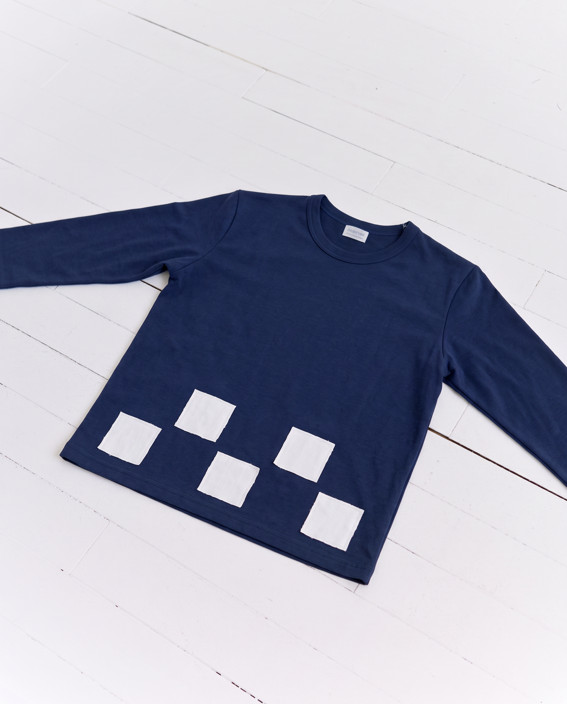 [2차 리오더] Square T-shirt(Khaki / Navy)