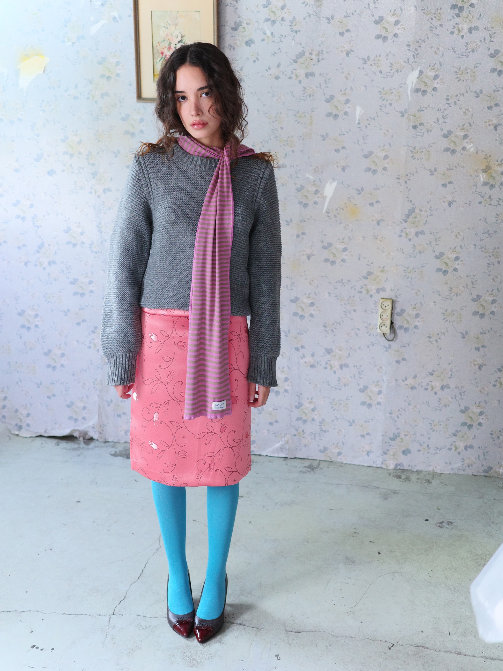 [Limited] Petal midi skirt