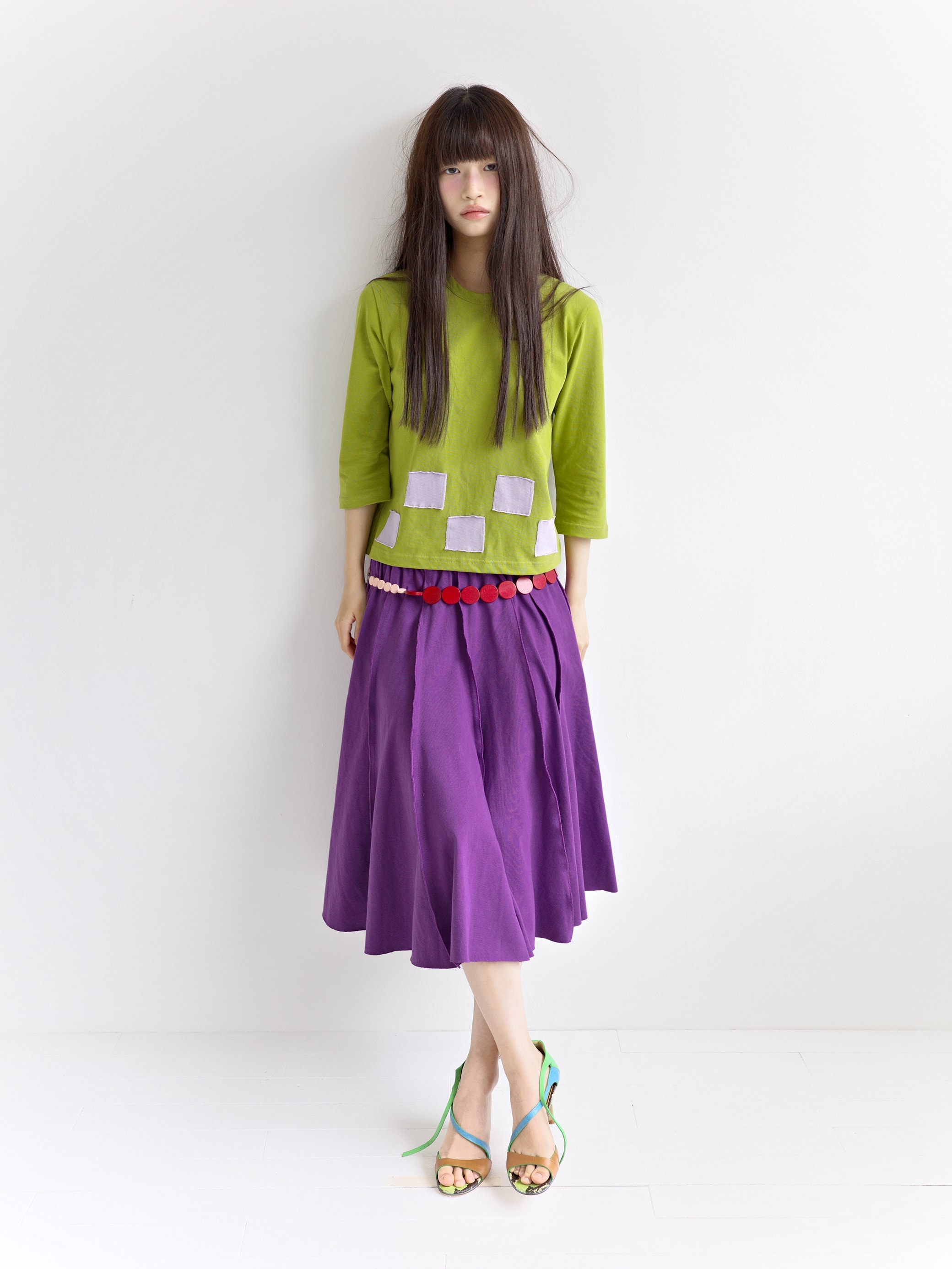 Reverse skirt - purple