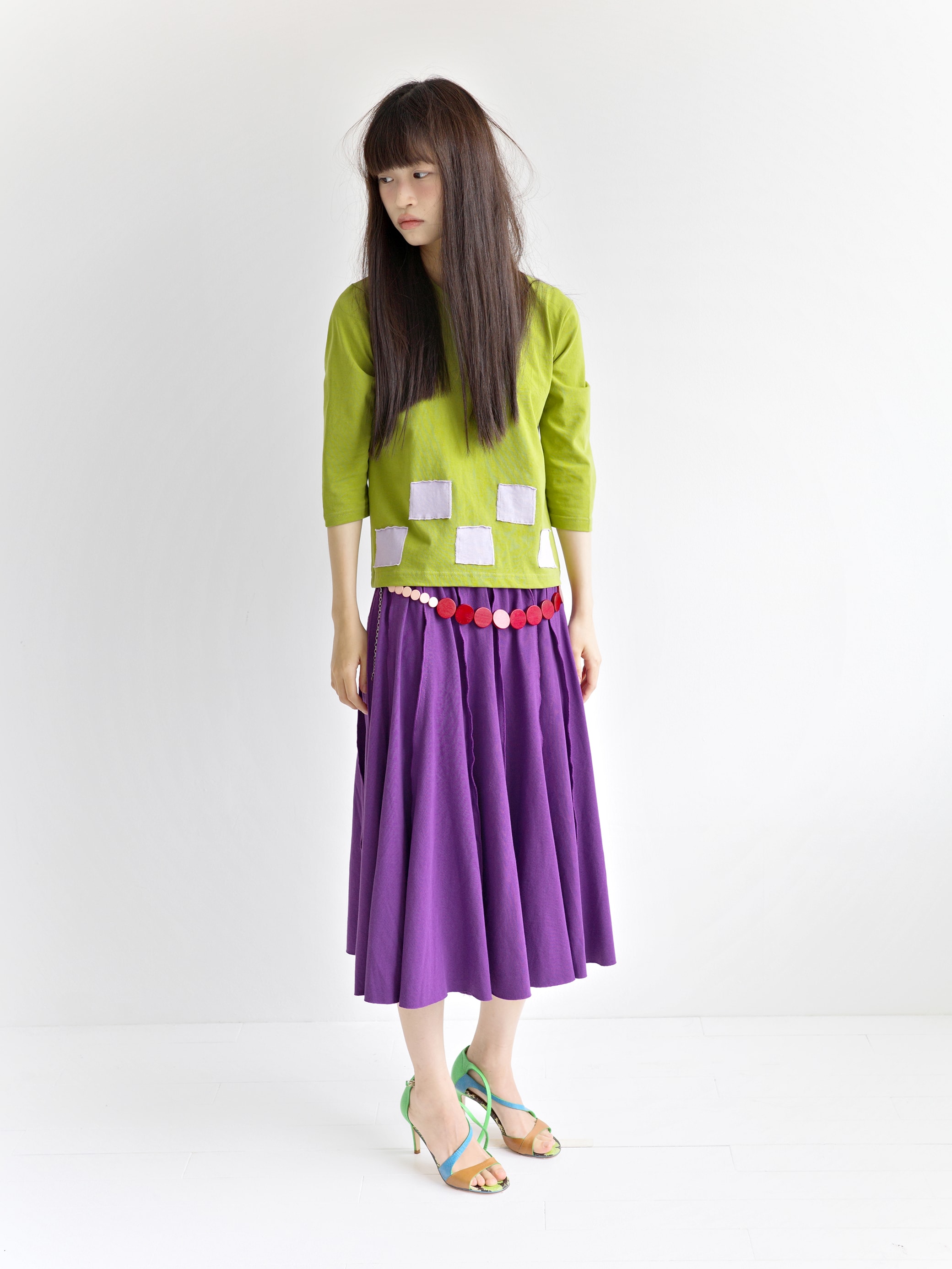 Reverse skirt - purple