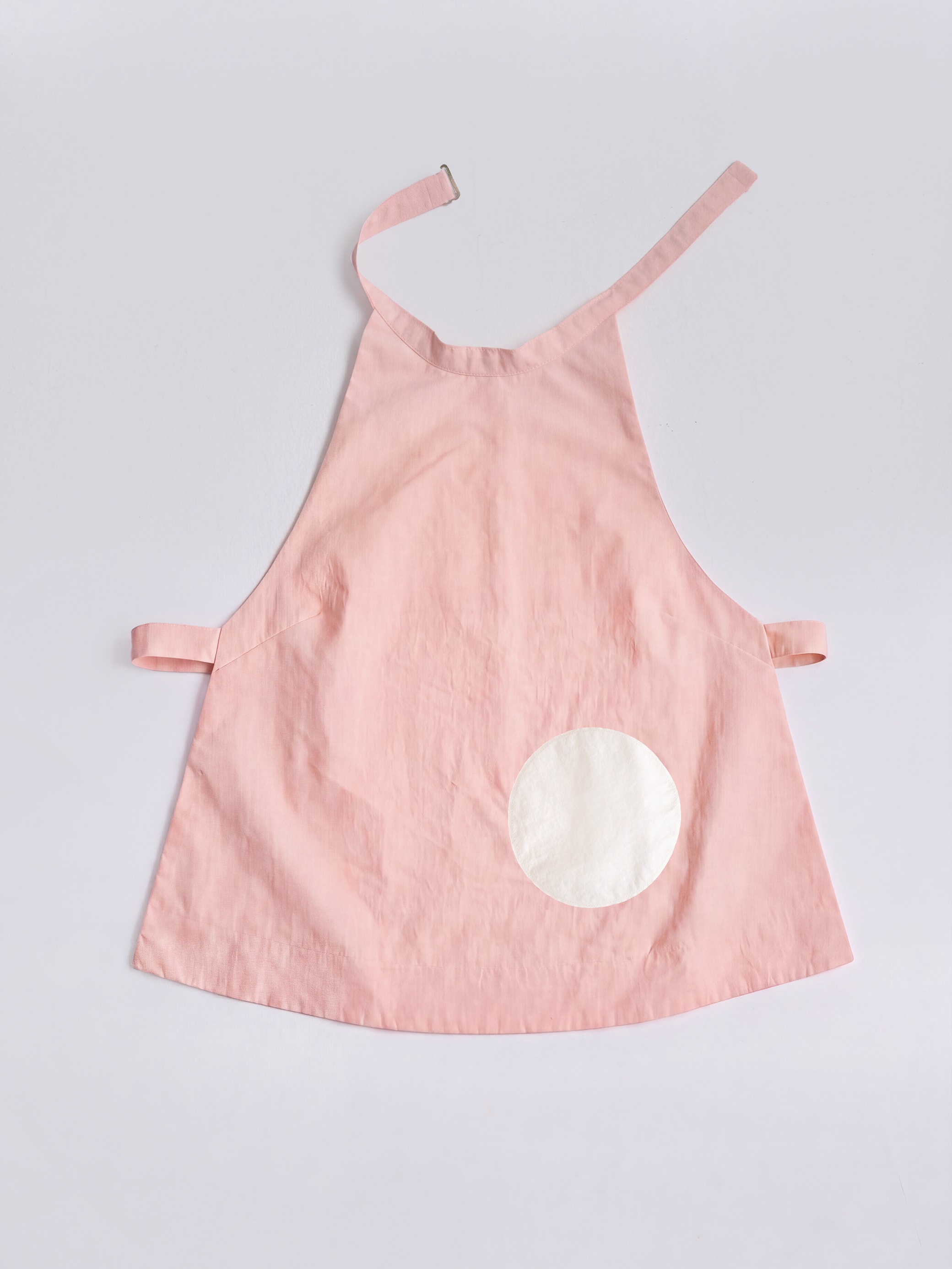 Dot layered top - peach
