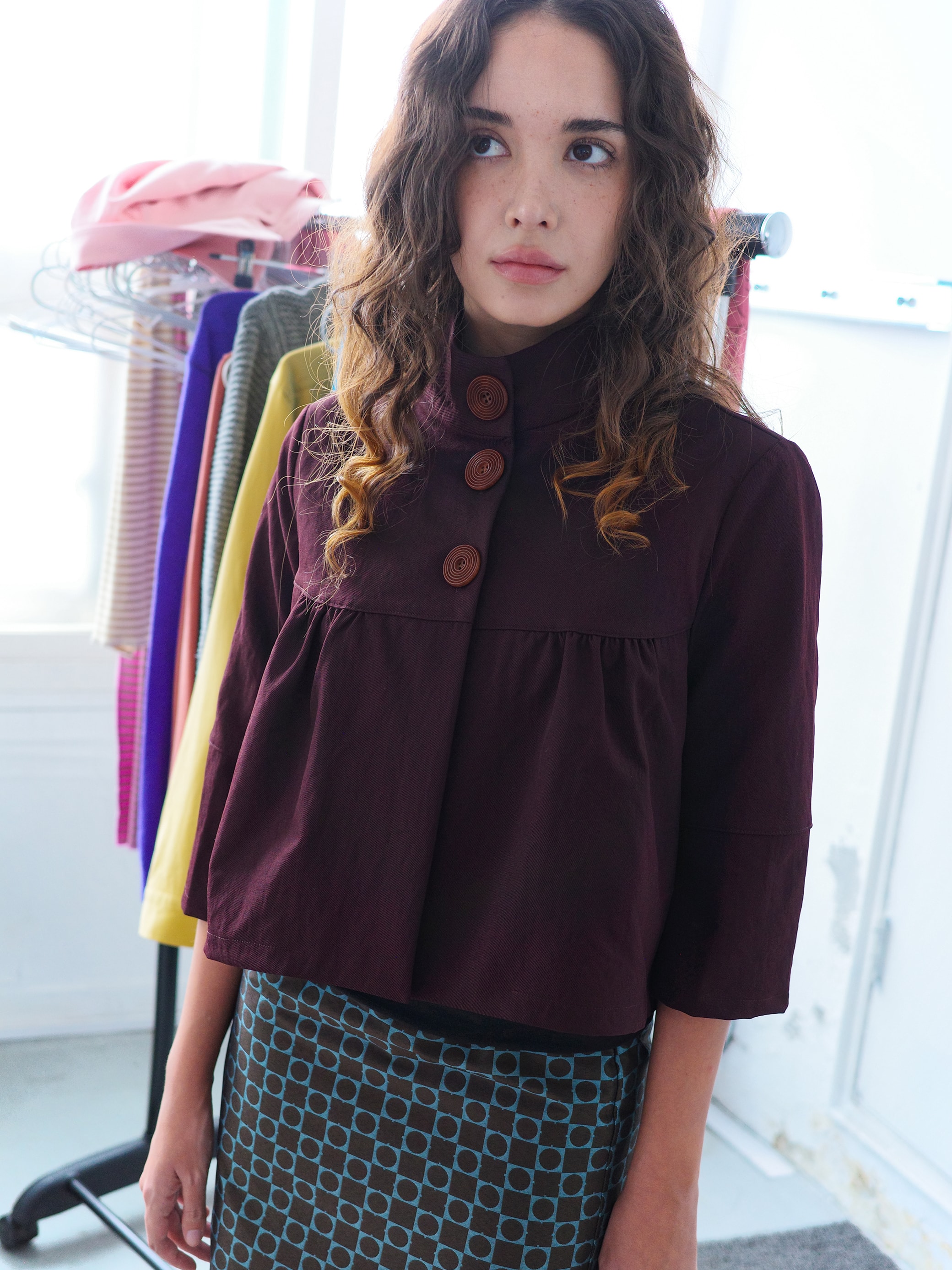 Marron Jacket