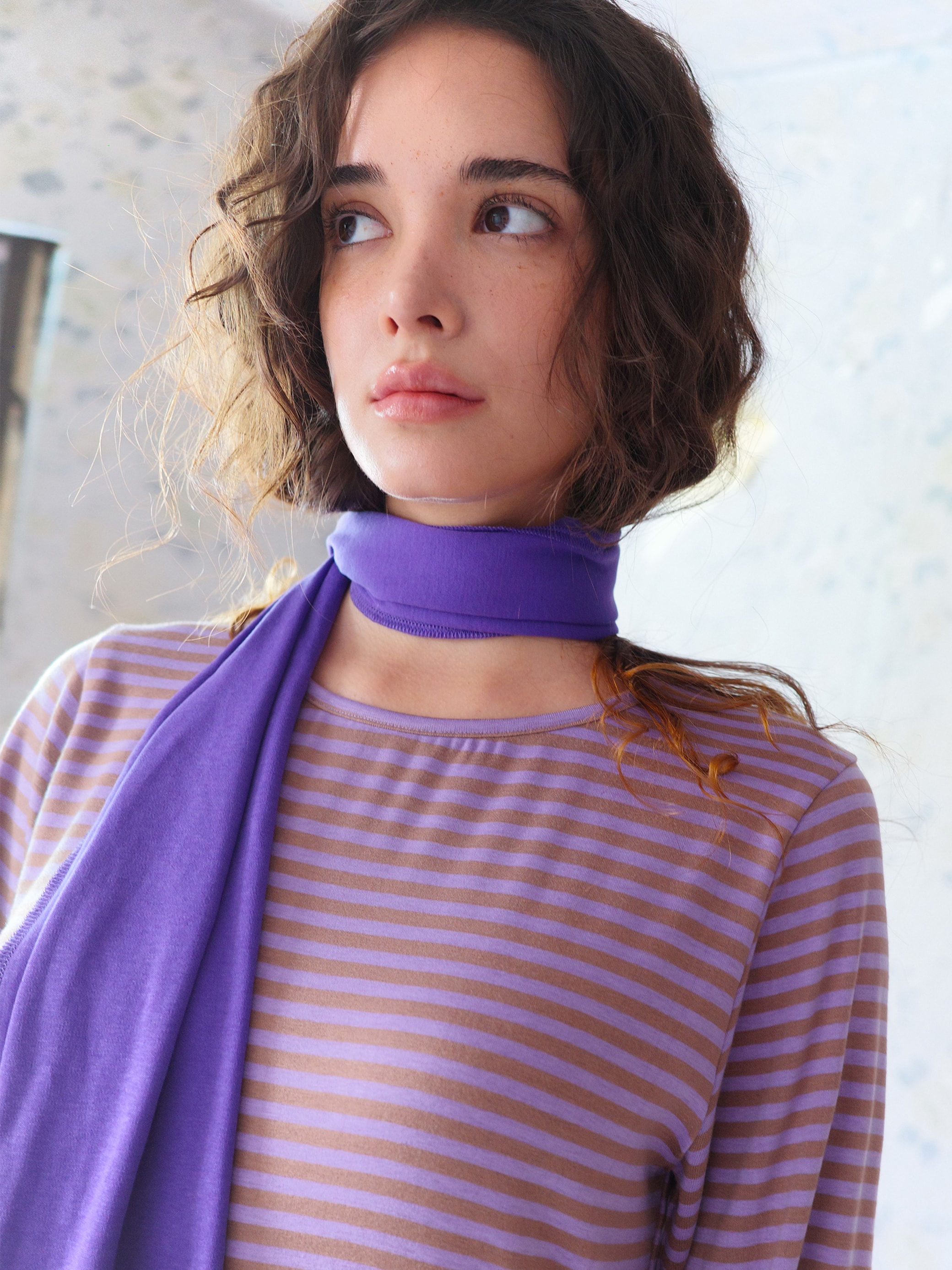 Long scarf - PURPLE