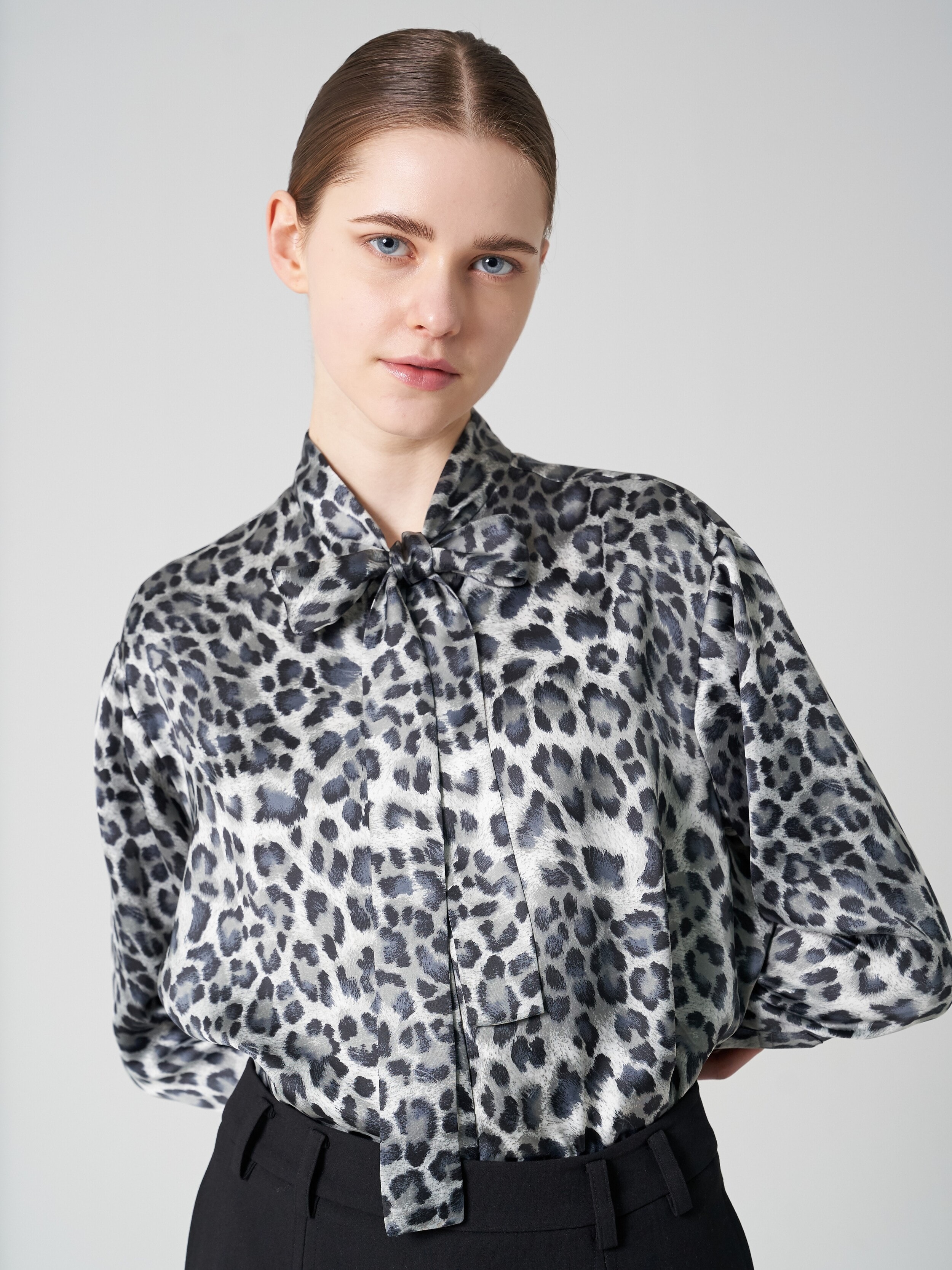 Leopard print blouse